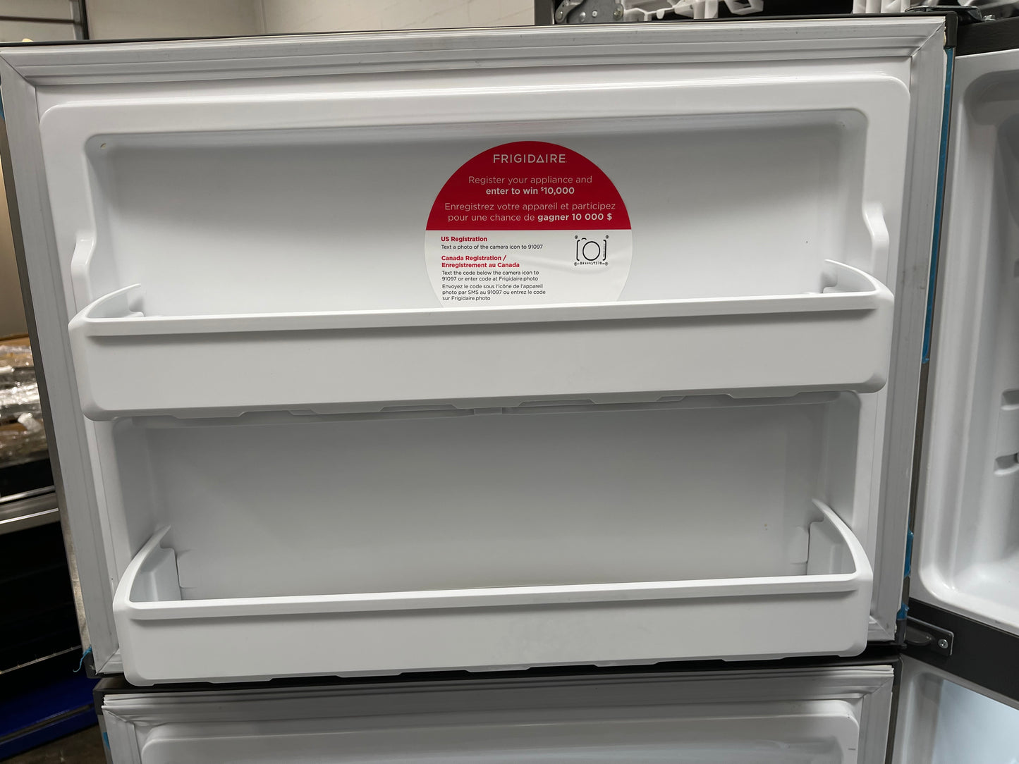 Frigidaire 20.0 Cu. Ft. Top Freezer Refrigerator in Stainless Steel