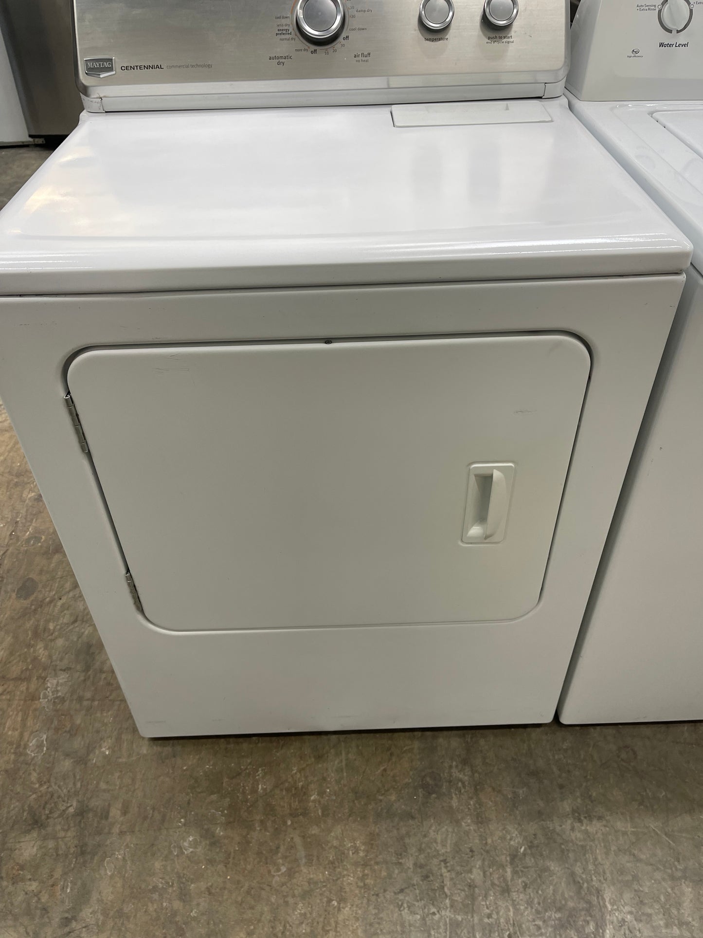 Maytag Centennial Series MEDC300BW
29 Inch Electric Dryer with 7.0 cu. ft. Capacity, 13 Cycles, 4 Temperature Settings, Drum Light, IntelliDry Sensor and Wrinkle Control Option