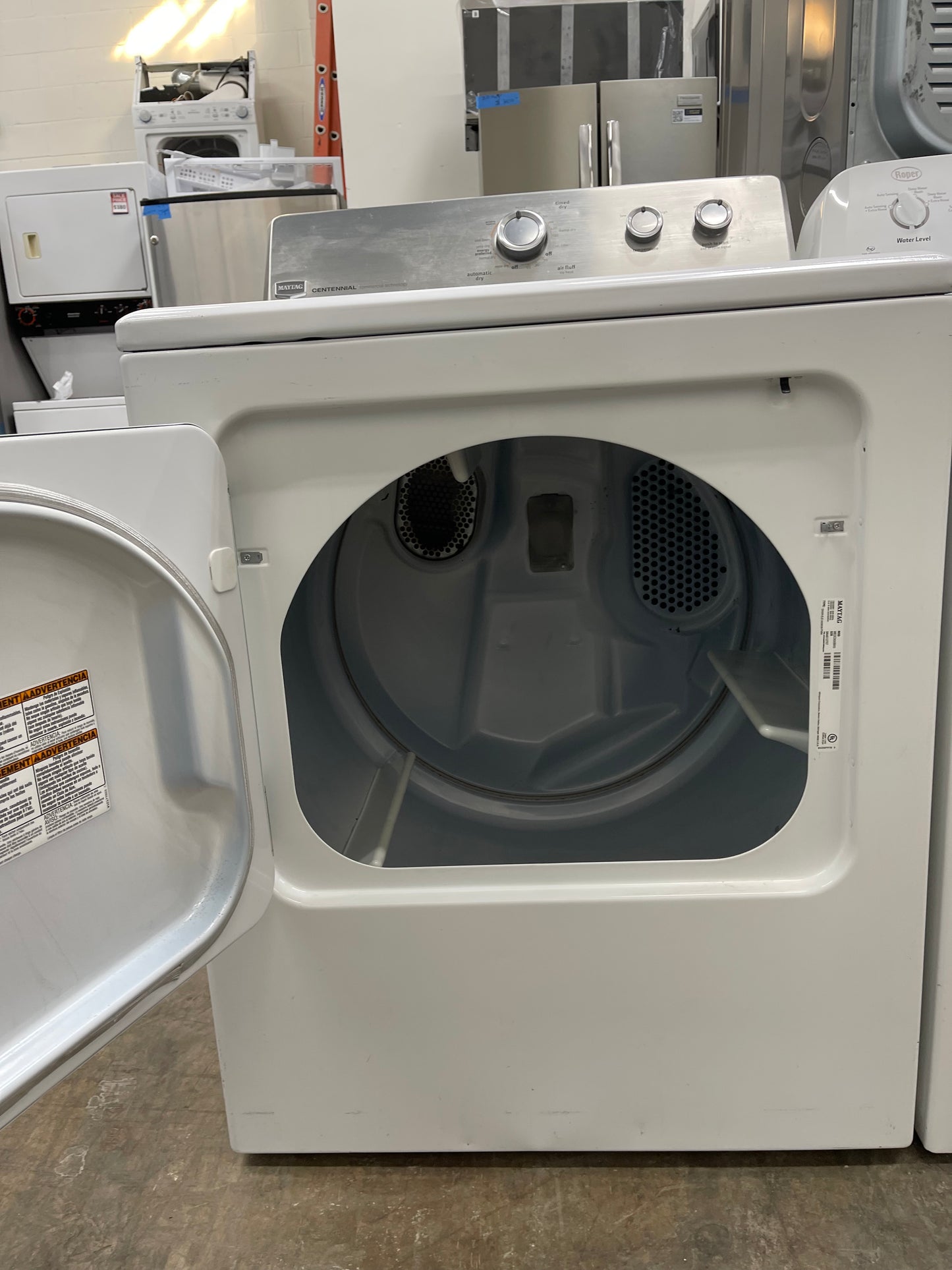 Maytag Centennial Series MEDC300BW
29 Inch Electric Dryer with 7.0 cu. ft. Capacity, 13 Cycles, 4 Temperature Settings, Drum Light, IntelliDry Sensor and Wrinkle Control Option
