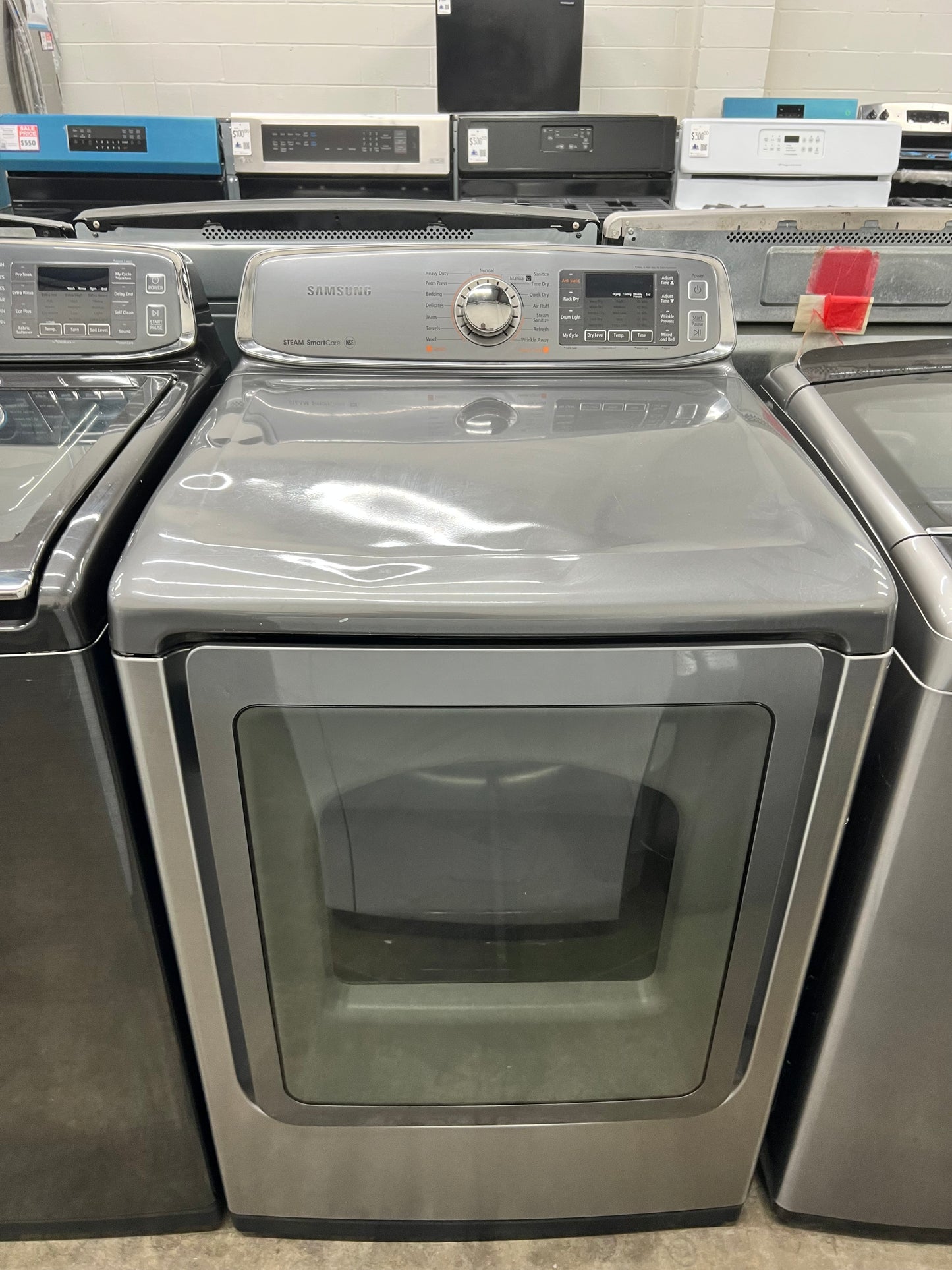 Samsung Top-Load Activewash 5.2-cu ft Washer and 7.5-cu ft Electric Dryer Mismatch Set (READ DESCRIPTION)