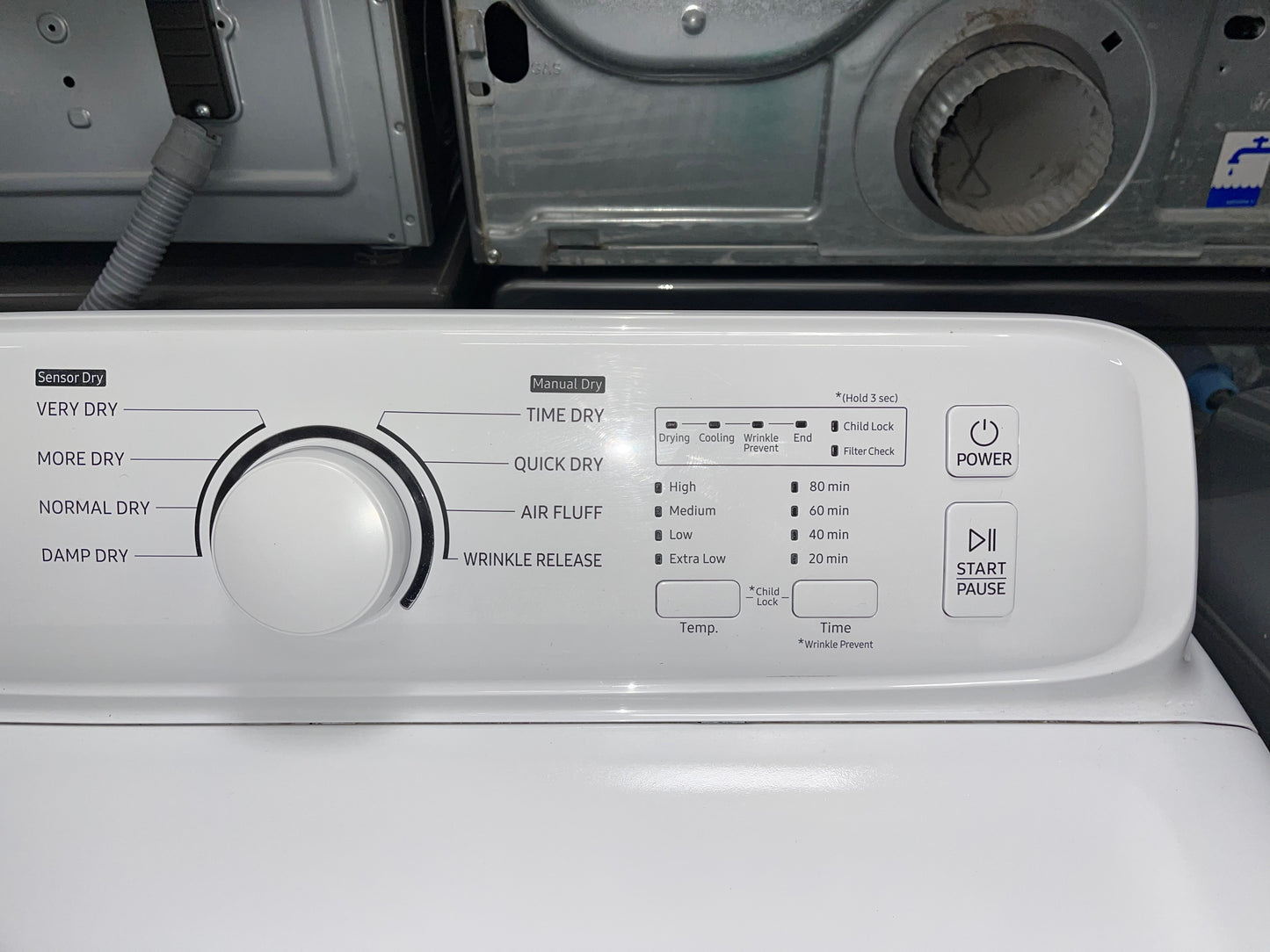 DVE41A3000W Samsung 27" 7.2 cu. ft. Electric Dryer - White