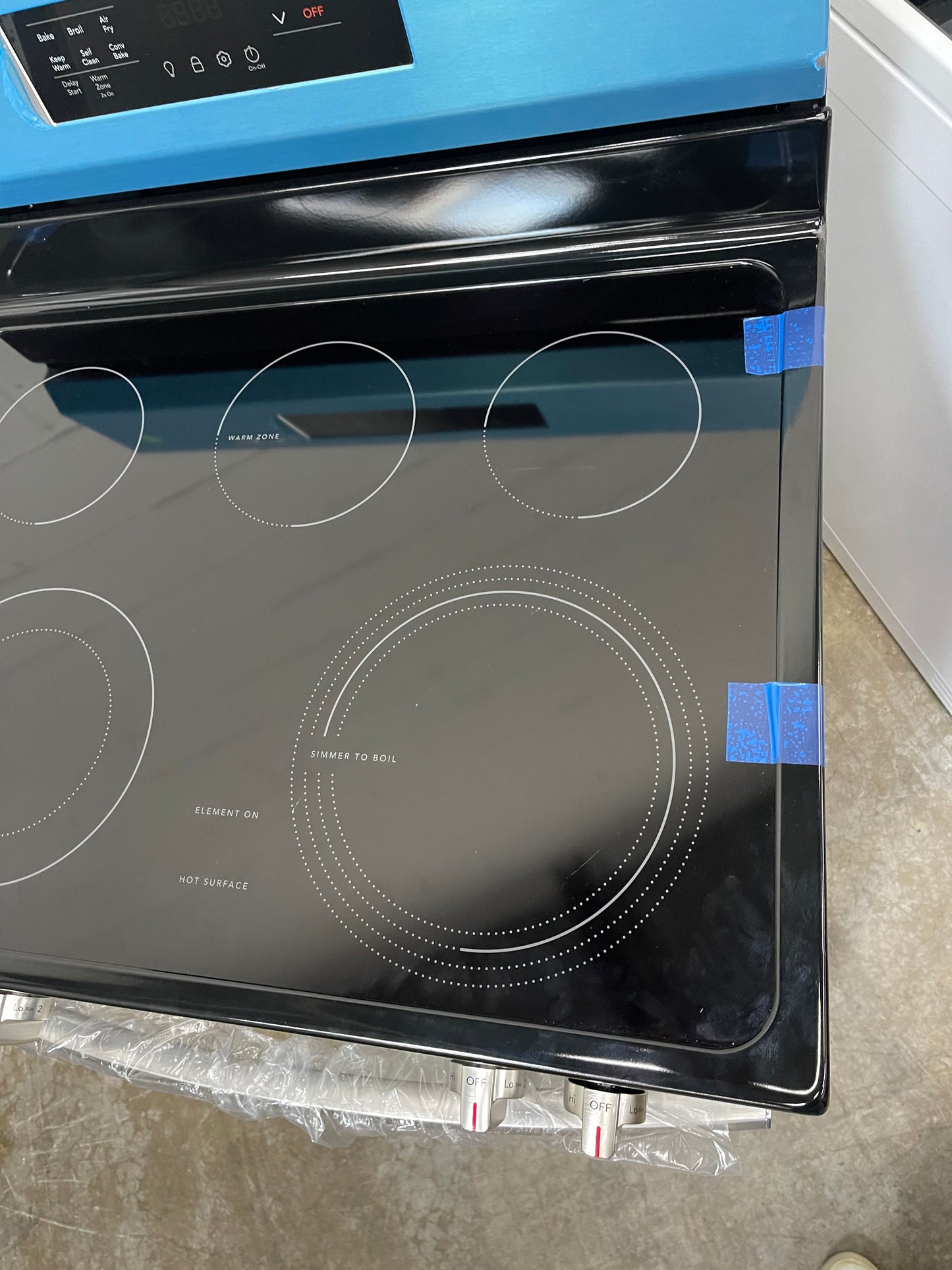 Frigidaire 30" Electric Range with Air Fry: Stainless Steel-Model # FCRE3083AS