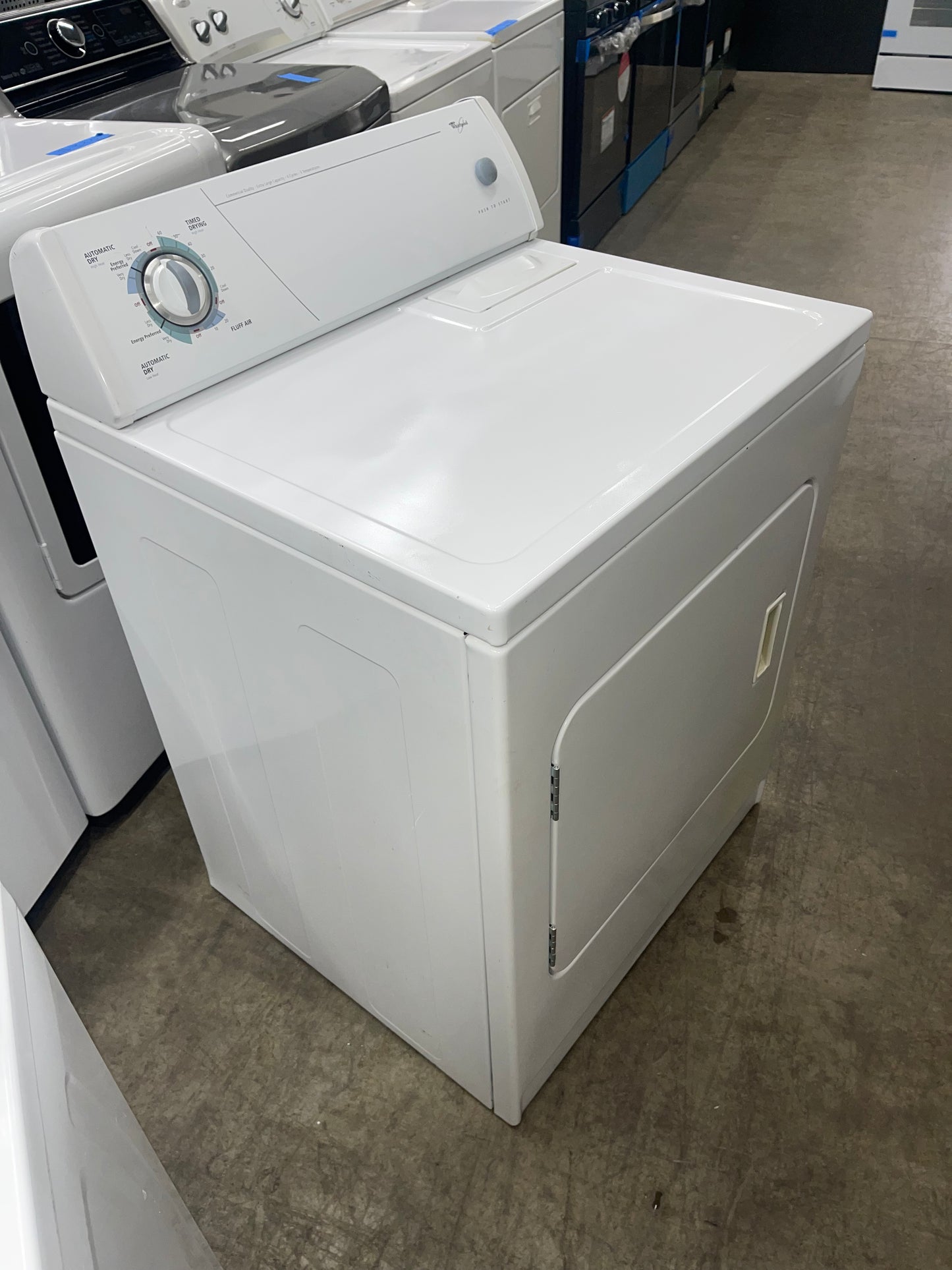 Whirlpool Top Load Electric Dryer / Model :LEV4634PQO