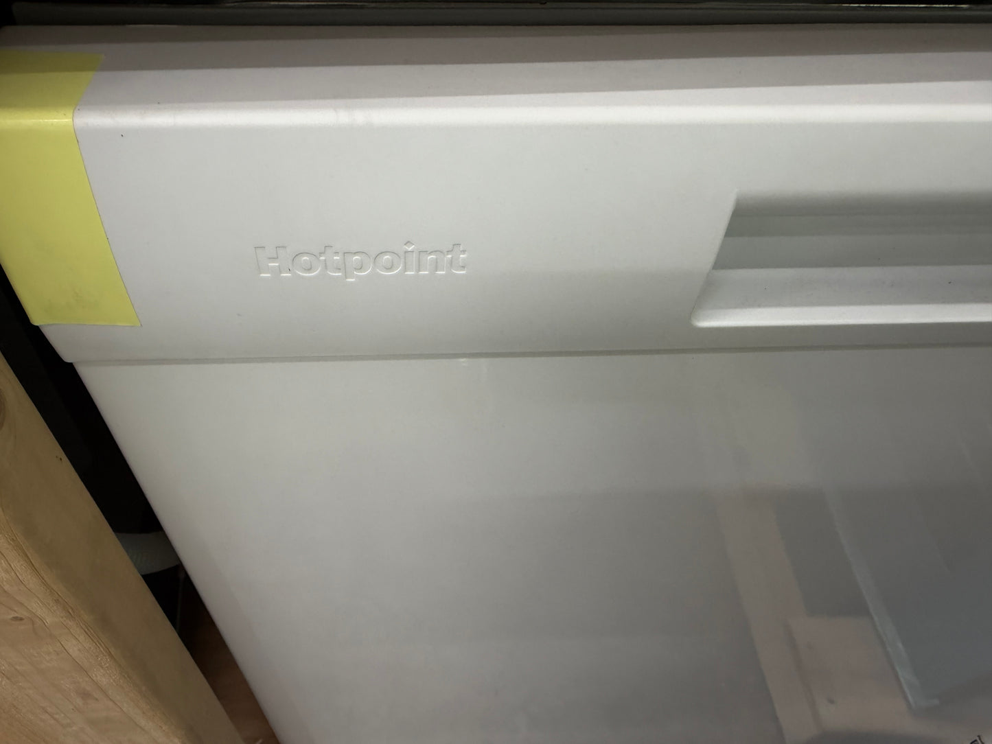 Hotpoint 24 in. Built-In Tall Tub Front Control Dishwasher with One Button in White