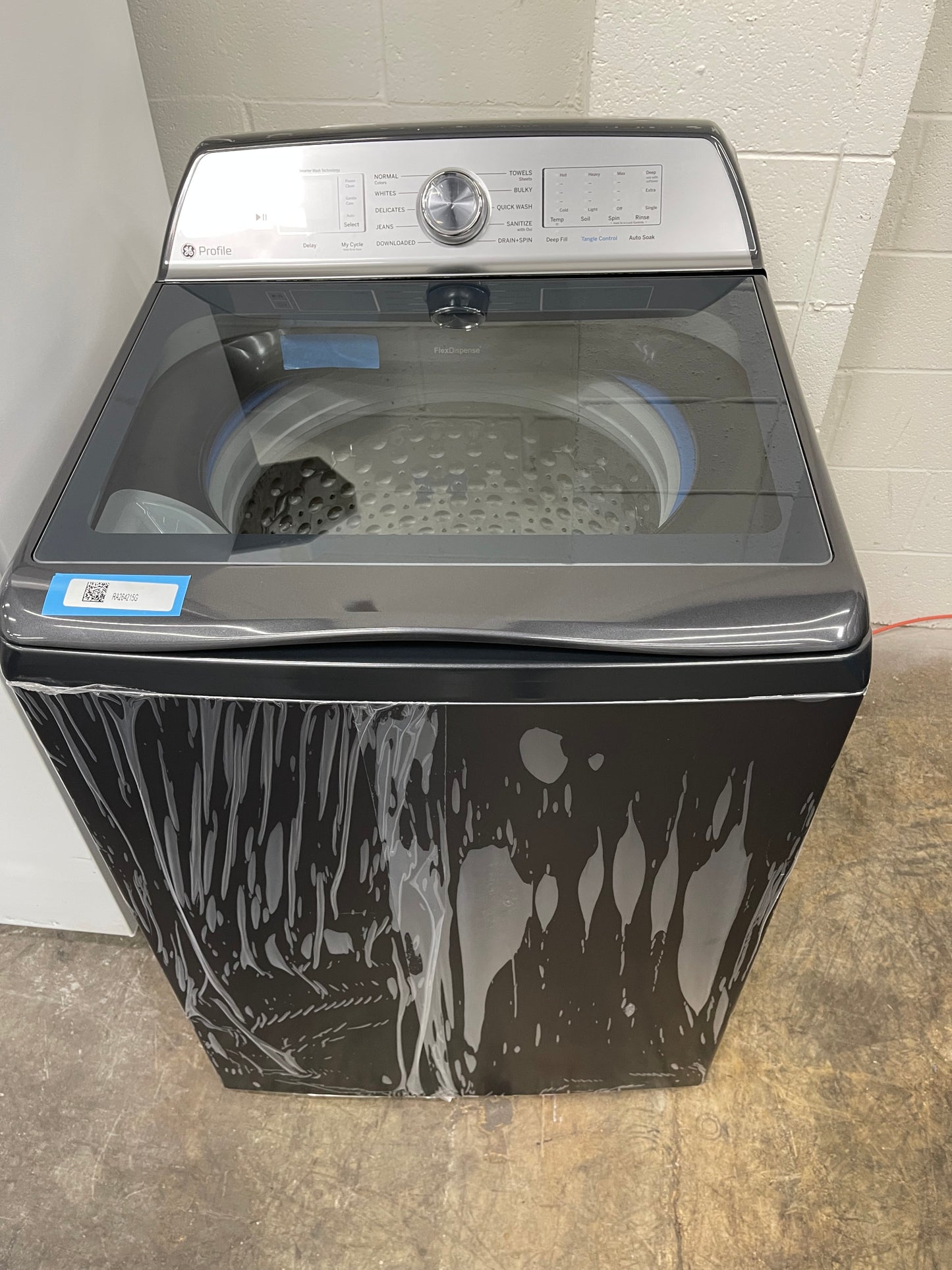 Profile 5.0 cu. ft. High-Efficiency Smart Top Load Washer in Diamond Gray with Impeller and Built-In Wi-Fi, Energy Star