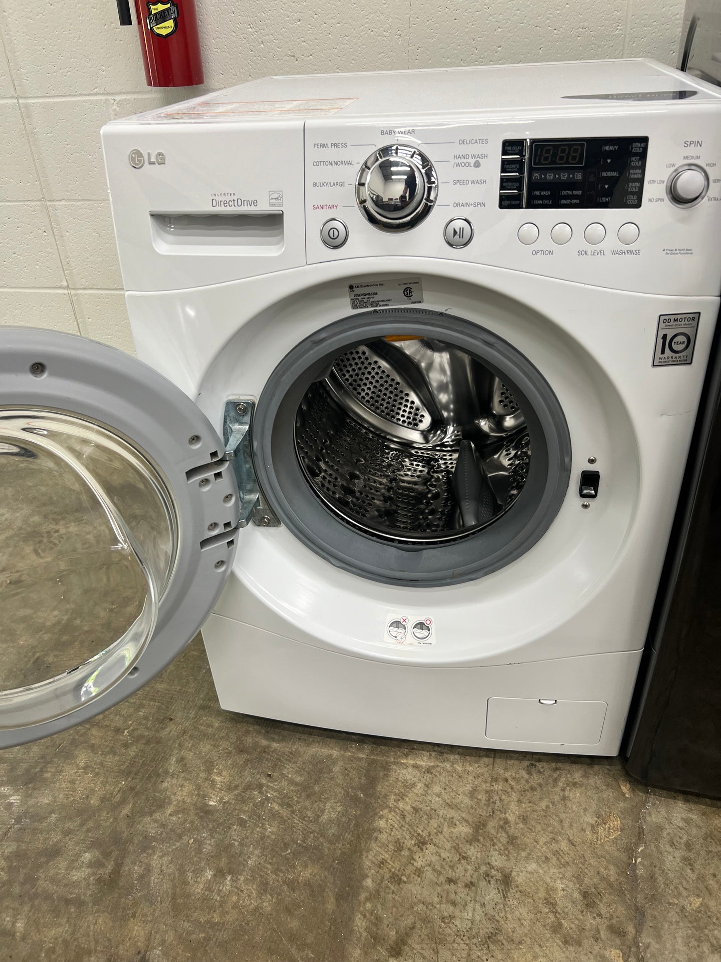 LG 24 Inch Compact Front Load Washer with 2.3 cu. ft. Capacity