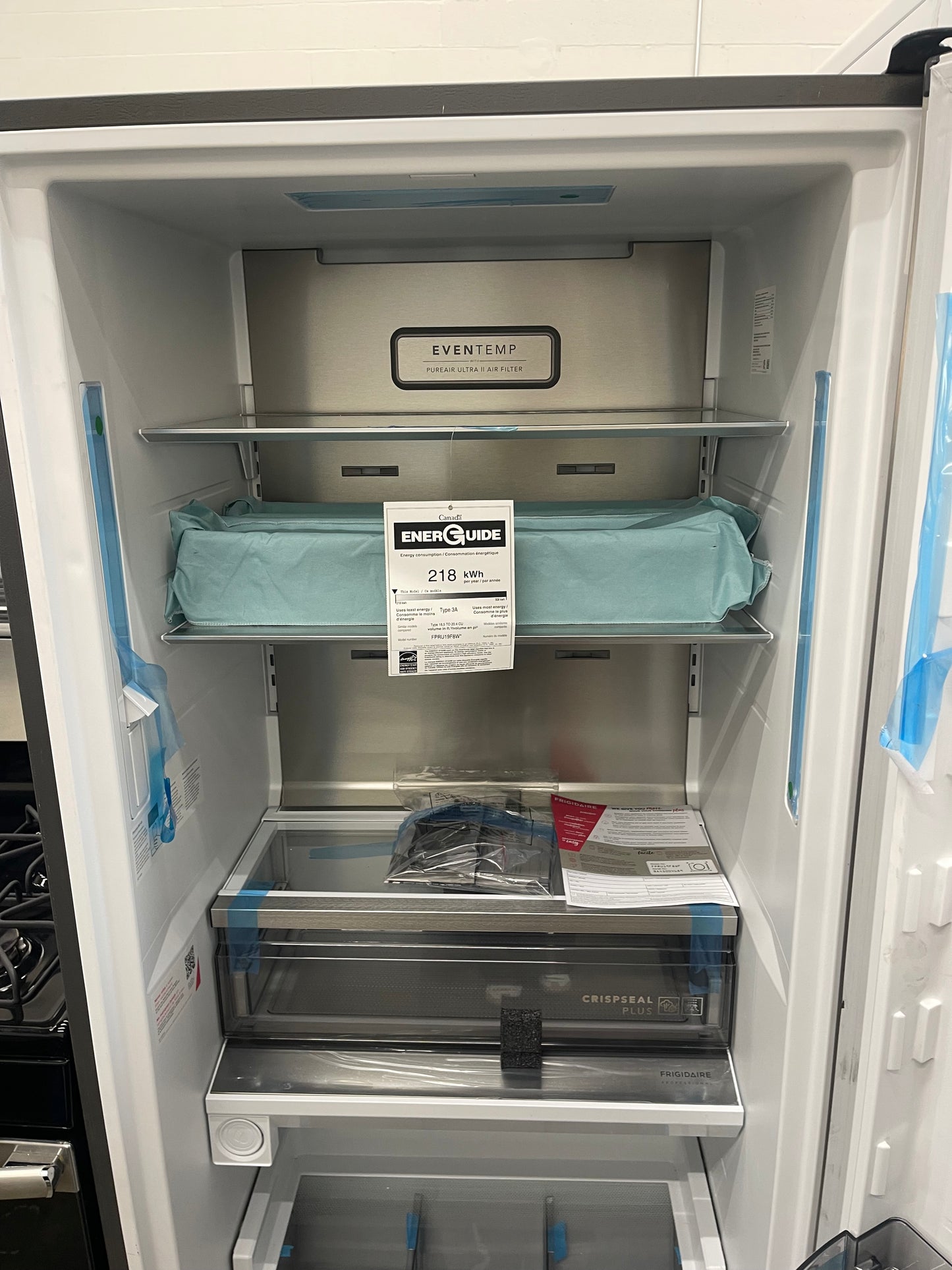 Frigidaire Professional 19 cu. ft. Single Door Freezerless Refrigerator in Smudge-Proof Stainless Steel, ENERGY STAR Model: FPRU19F8W