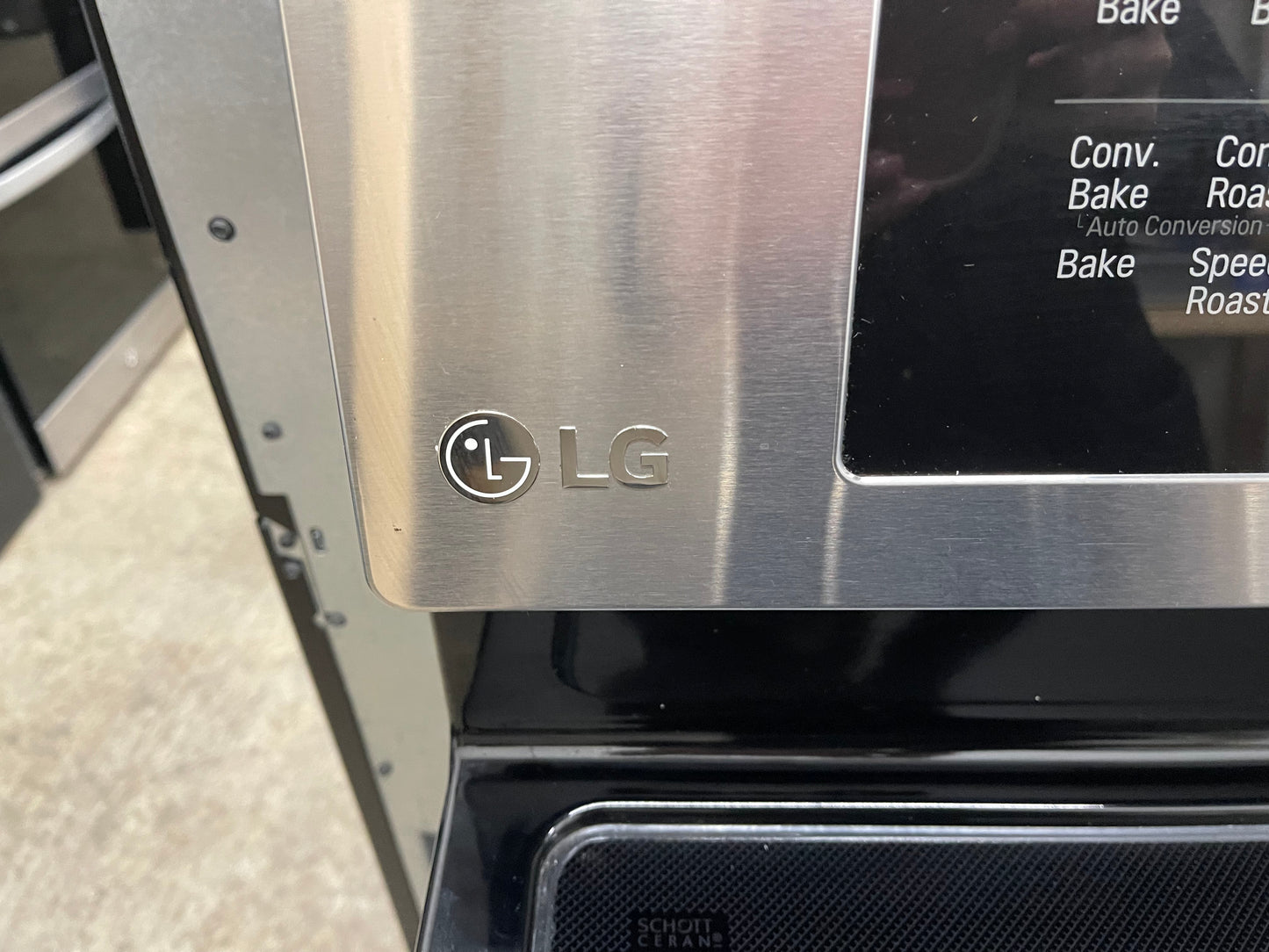 LG 7.3 cu. ft. Electric Double Oven Range with ProBake Convection , EasyClean and Infrared Heating™ System