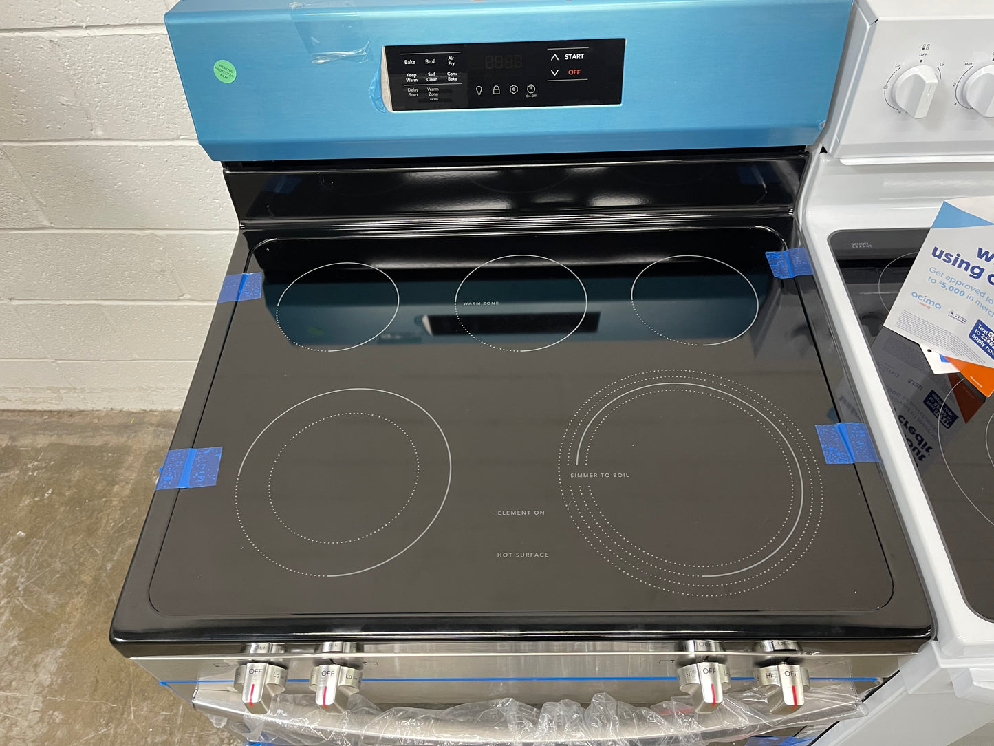 Frigidaire 30" Electric Range with Air Fry: Stainless Steel-Model # FCRE3083AS