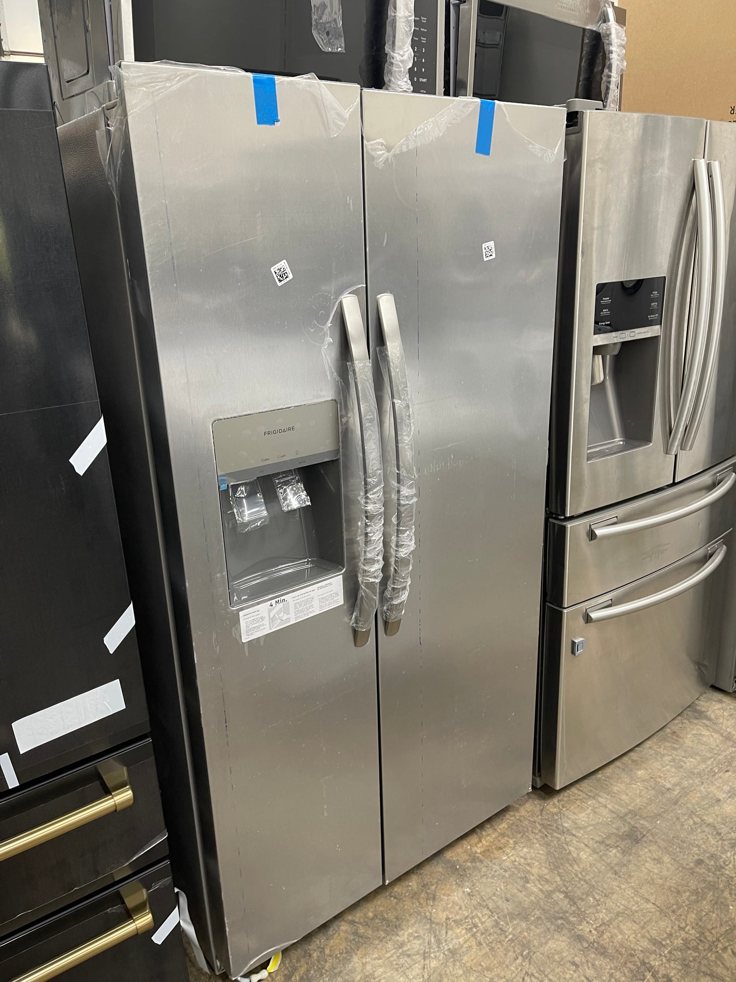 Frigidaire 25.6 Cu. Ft. Side by Side Refrigerator in Stainless Steel