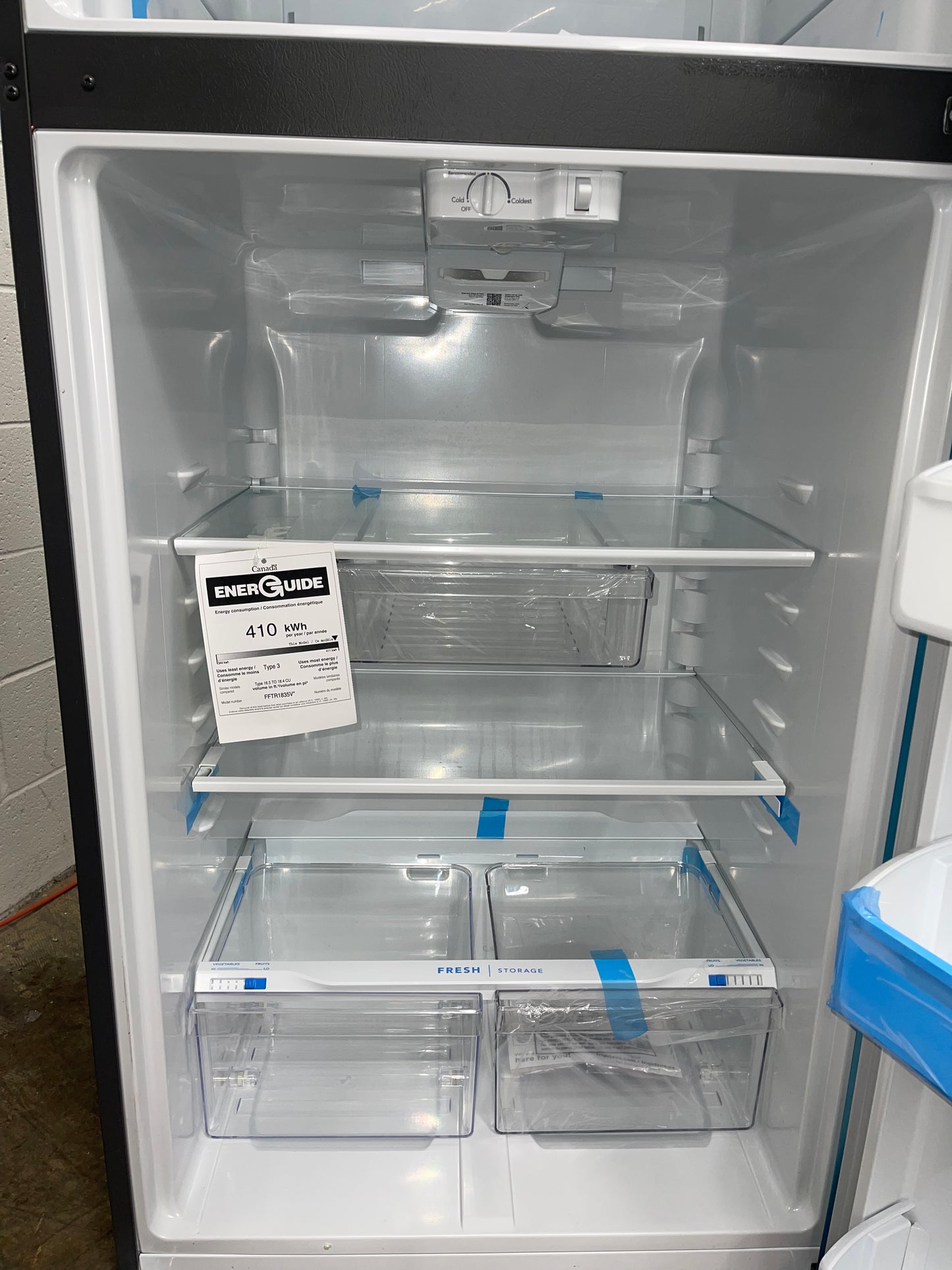 Frigidaire 18.3 cu. ft. Top Freezer Refrigerator in Stainless Steel