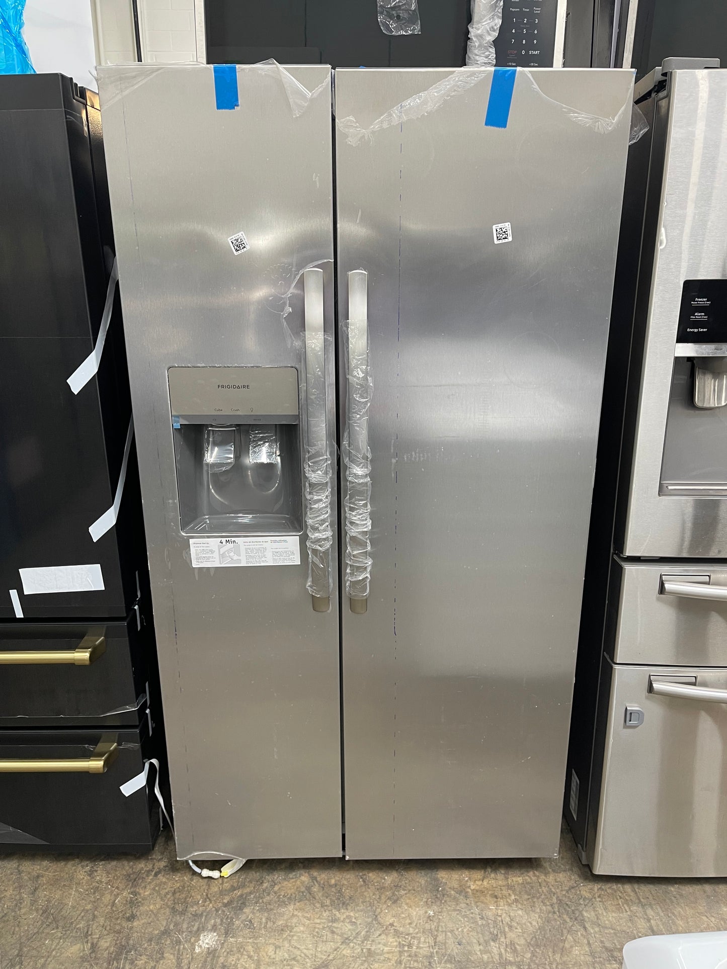 Frigidaire 25.6 Cu. Ft. Side by Side Refrigerator in Stainless Steel