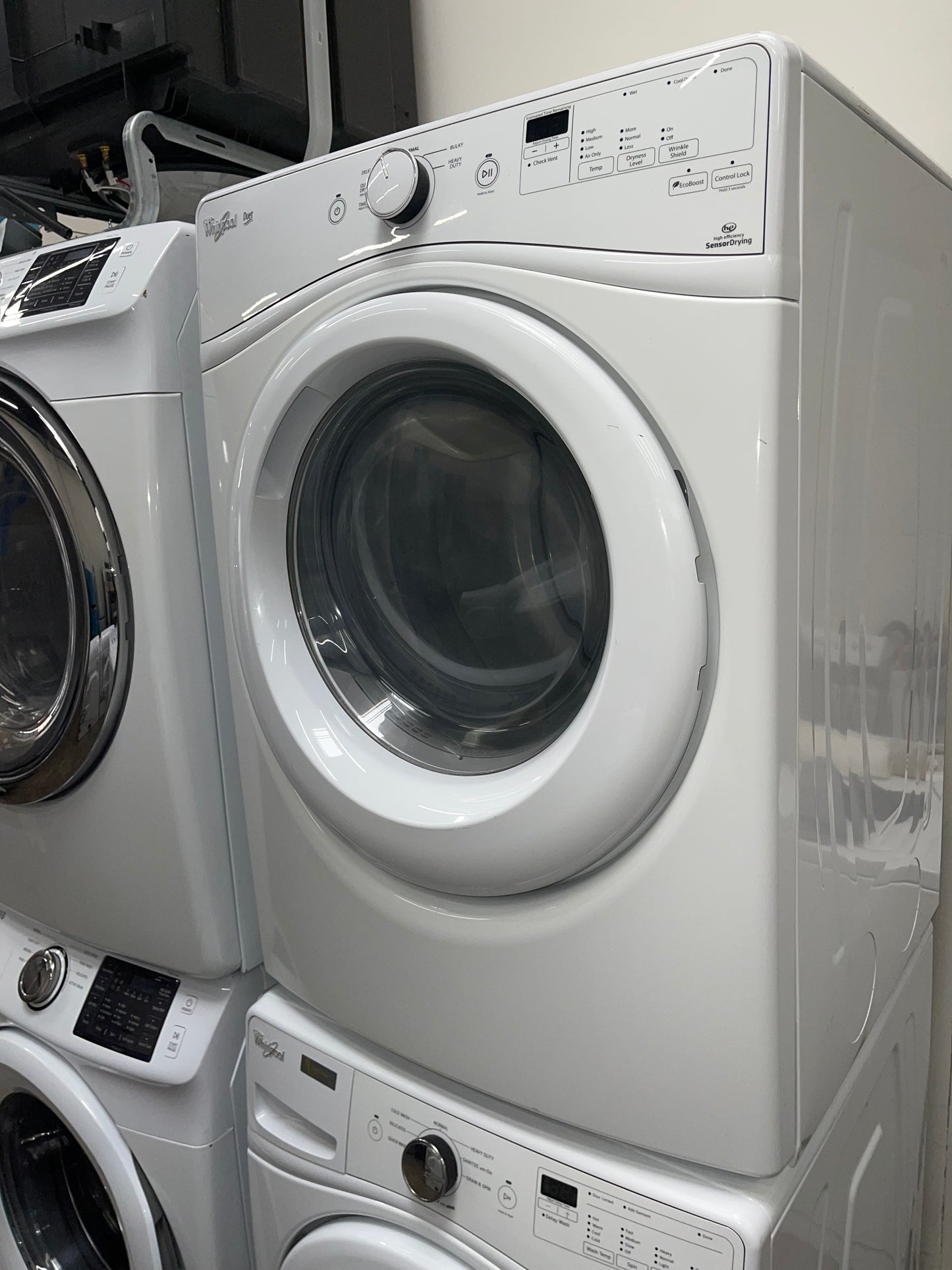 Whirlpool Duet Front-Load Washer 4.5 cu. ft. and 7.4 cu. ft. Electric Dryer Set in White