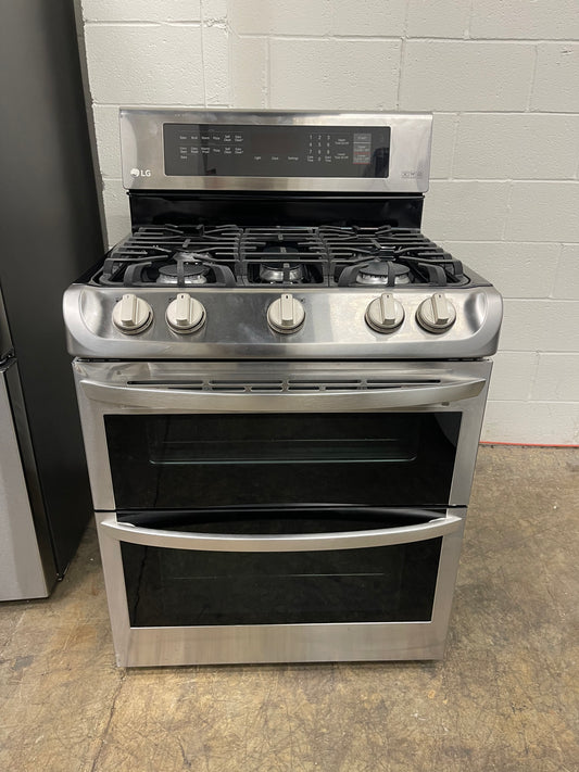 6.9 cu. ft. Gas Double Oven Range with ProBake Convection and EasyClean- Model:LDG4313ST