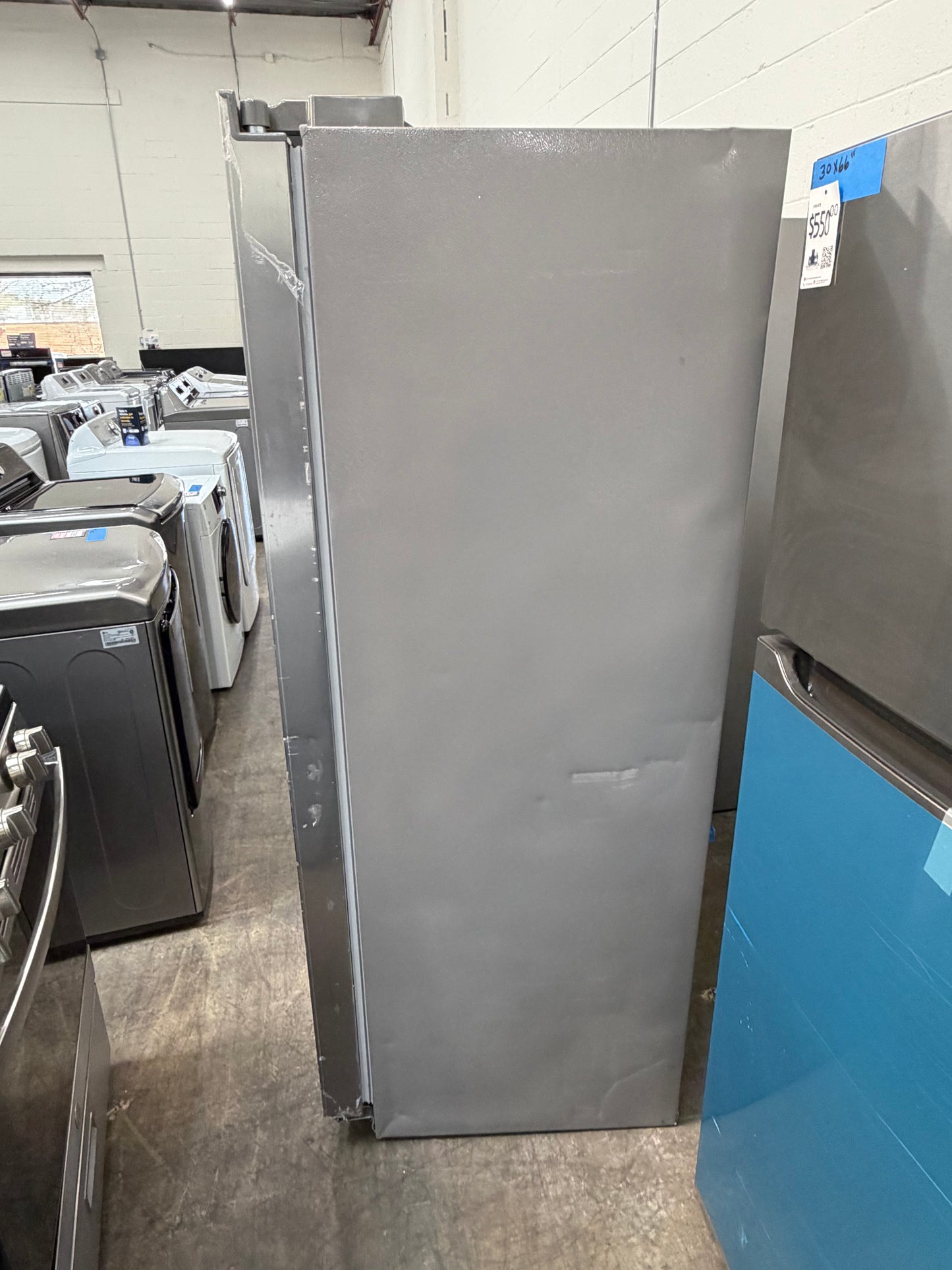 Frigidaire 22.3 Cu. Ft. Counter Depth Side by Side Refrigerator-Model #FRSC2333AS