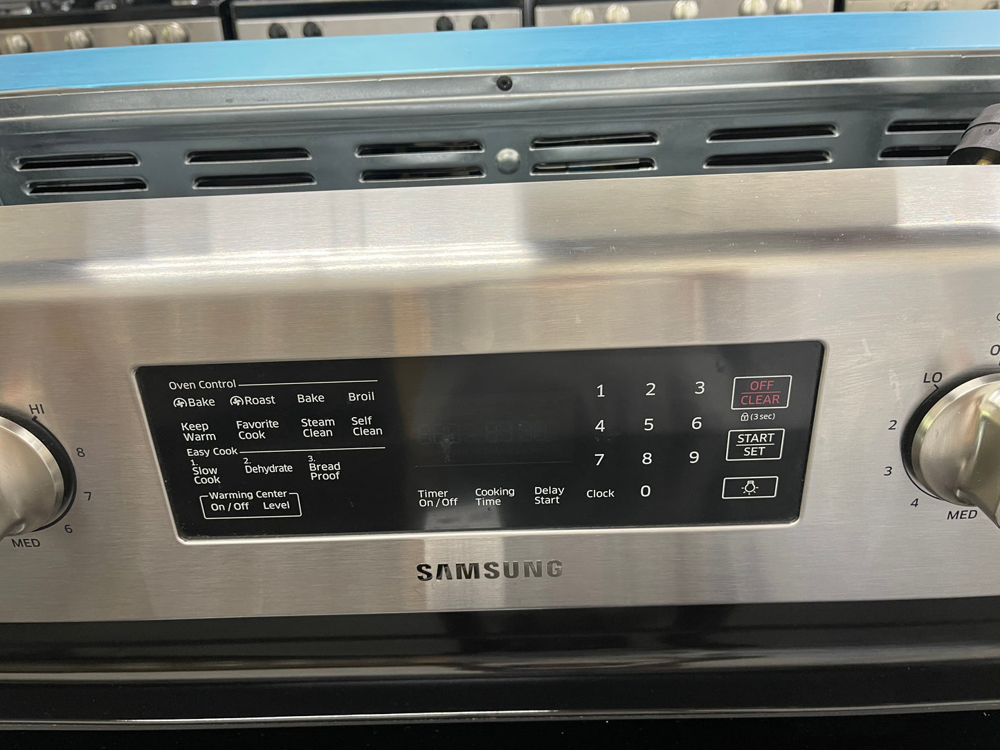 Samsung Electric Range in Stainless Steel