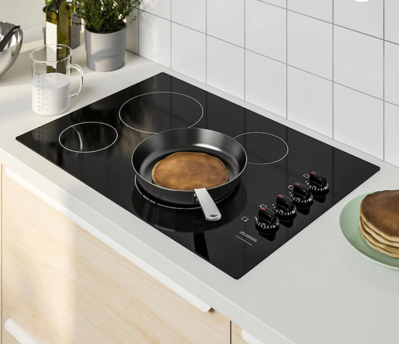 Glass Ceramic Cooktop, black, 30"