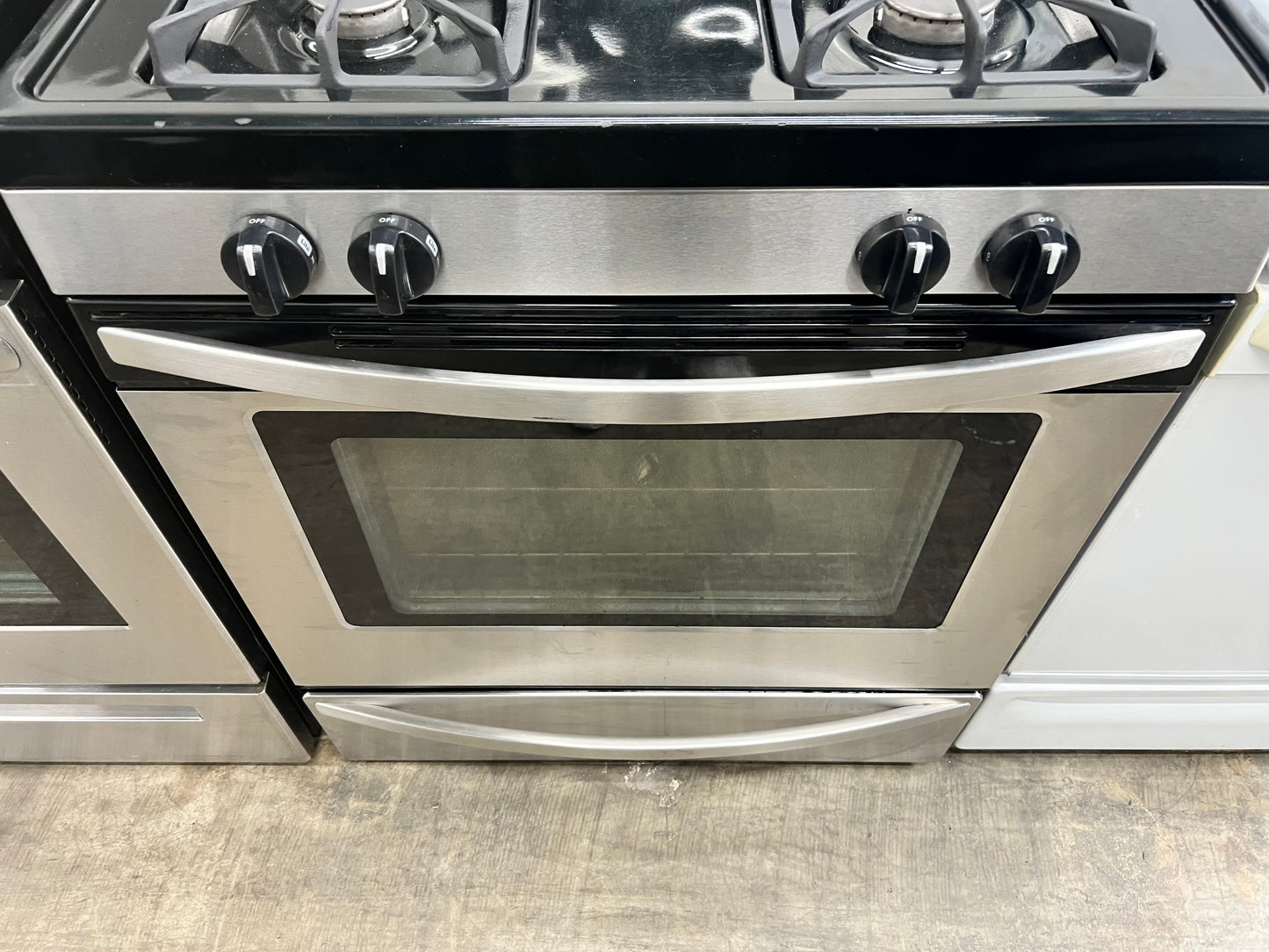 Kenmore 30-in 4 Burners 5-cu. ft. Gas Range in Stainless Steel-Model #790.74033310