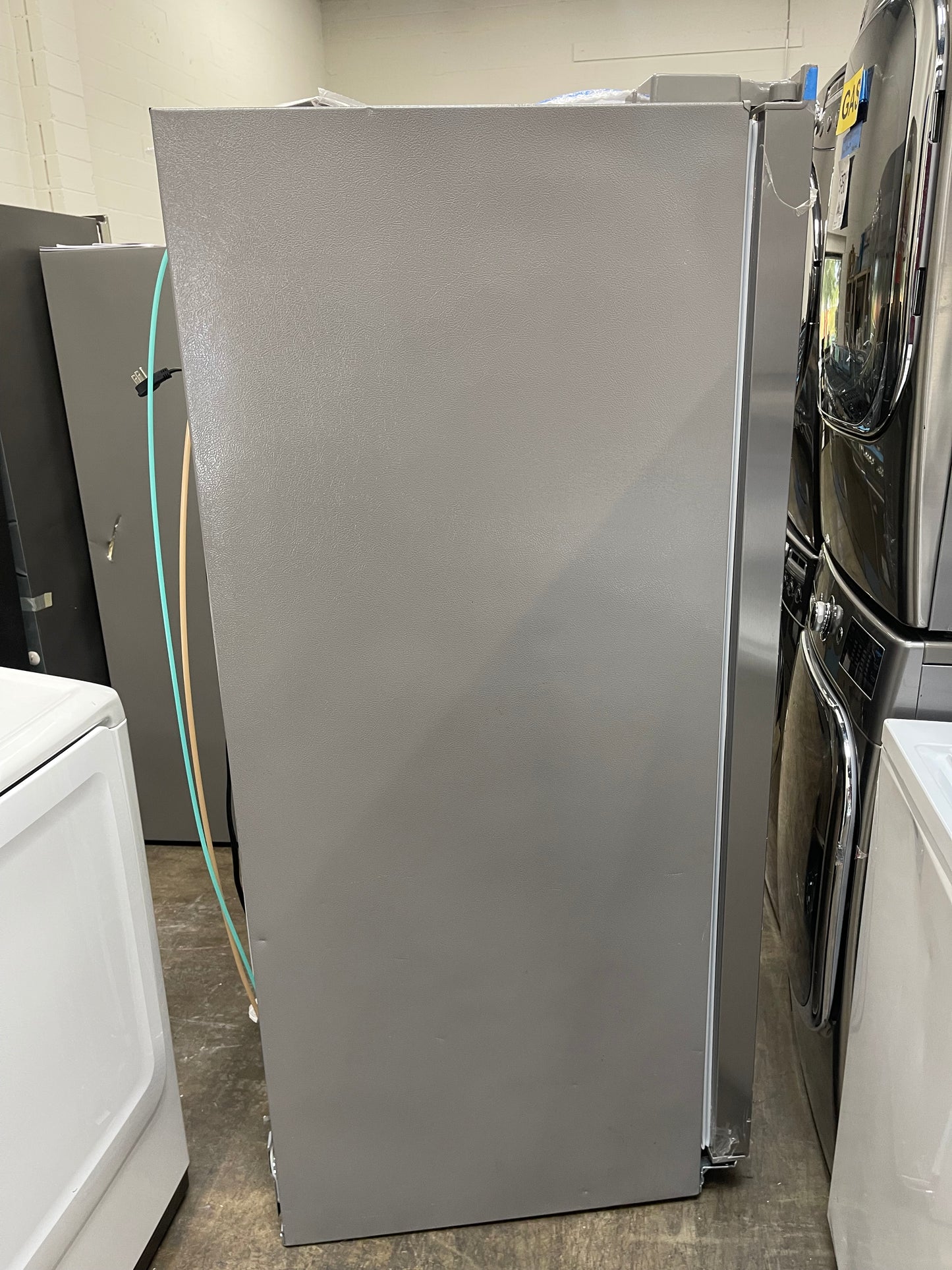 Gallery 36 in. 26 cu. ft. Standard Depth Side-by-Side Refrigerator in Stainless Steel with Internal Water Dispenser