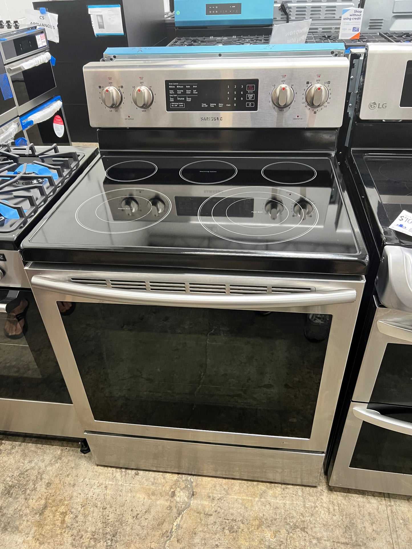 Samsung Electric Range in Stainless Steel