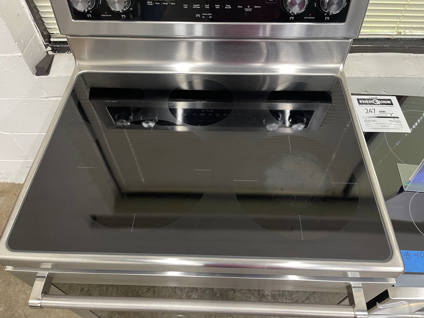 KitchenAid 30-Inch 5-Element Electric Convection Range- Model: KFEG500ESS