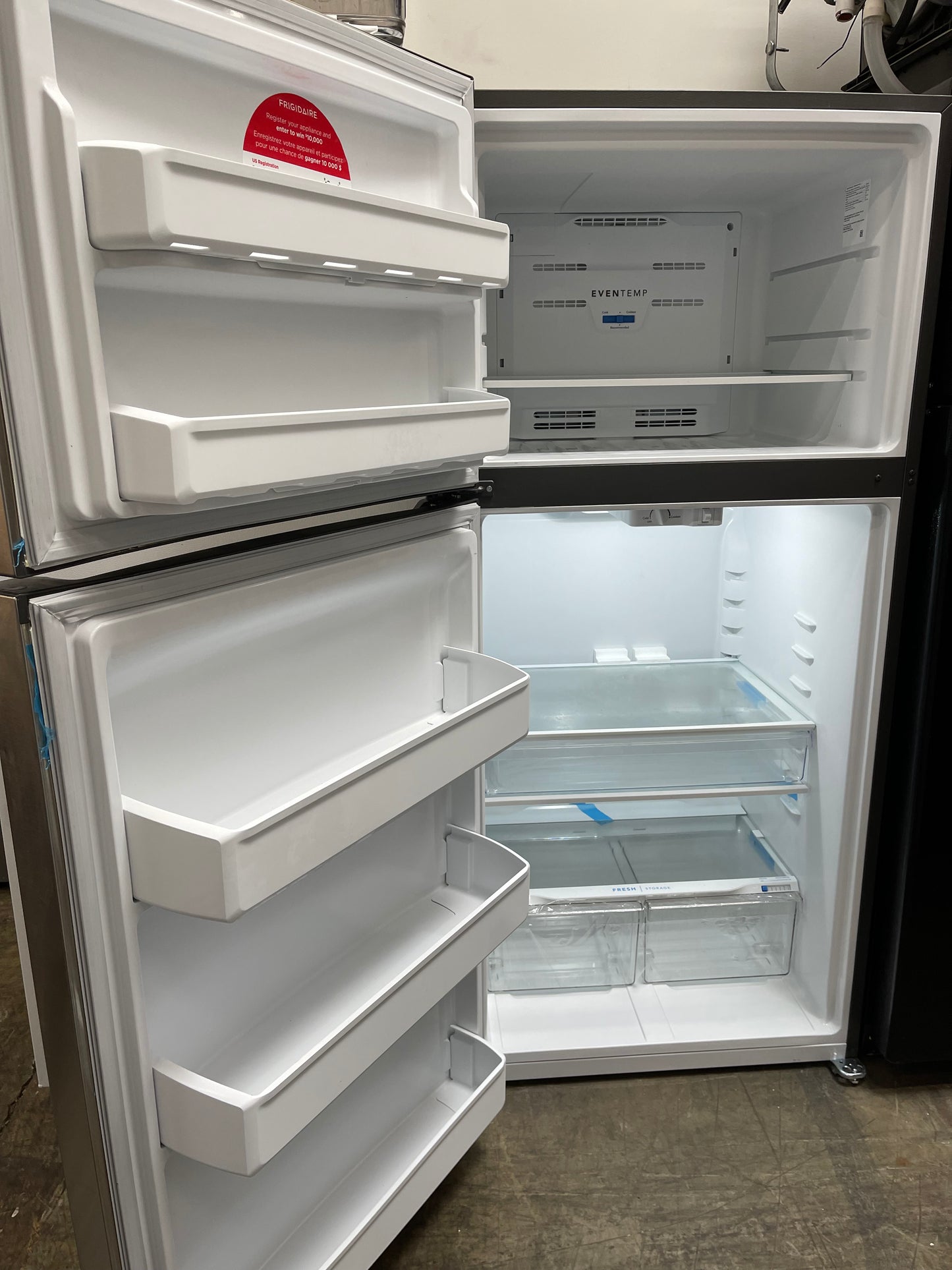 Frigidaire 20.0 Cu. Ft. Top Freezer Refrigerator in Stainless Steel