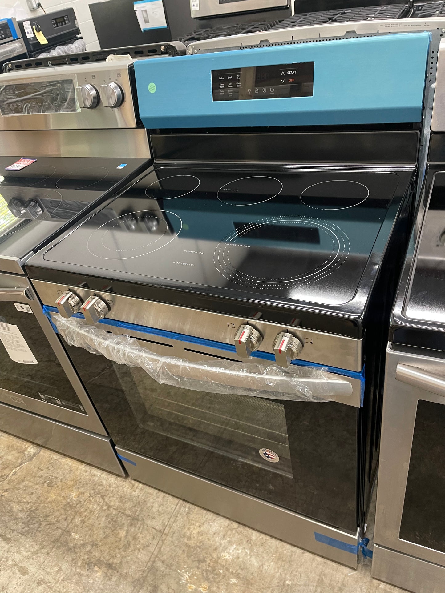 Frigidaire 30" Electric Range with Air Fry: Stainless Steel-Model #
FCRE3083AS