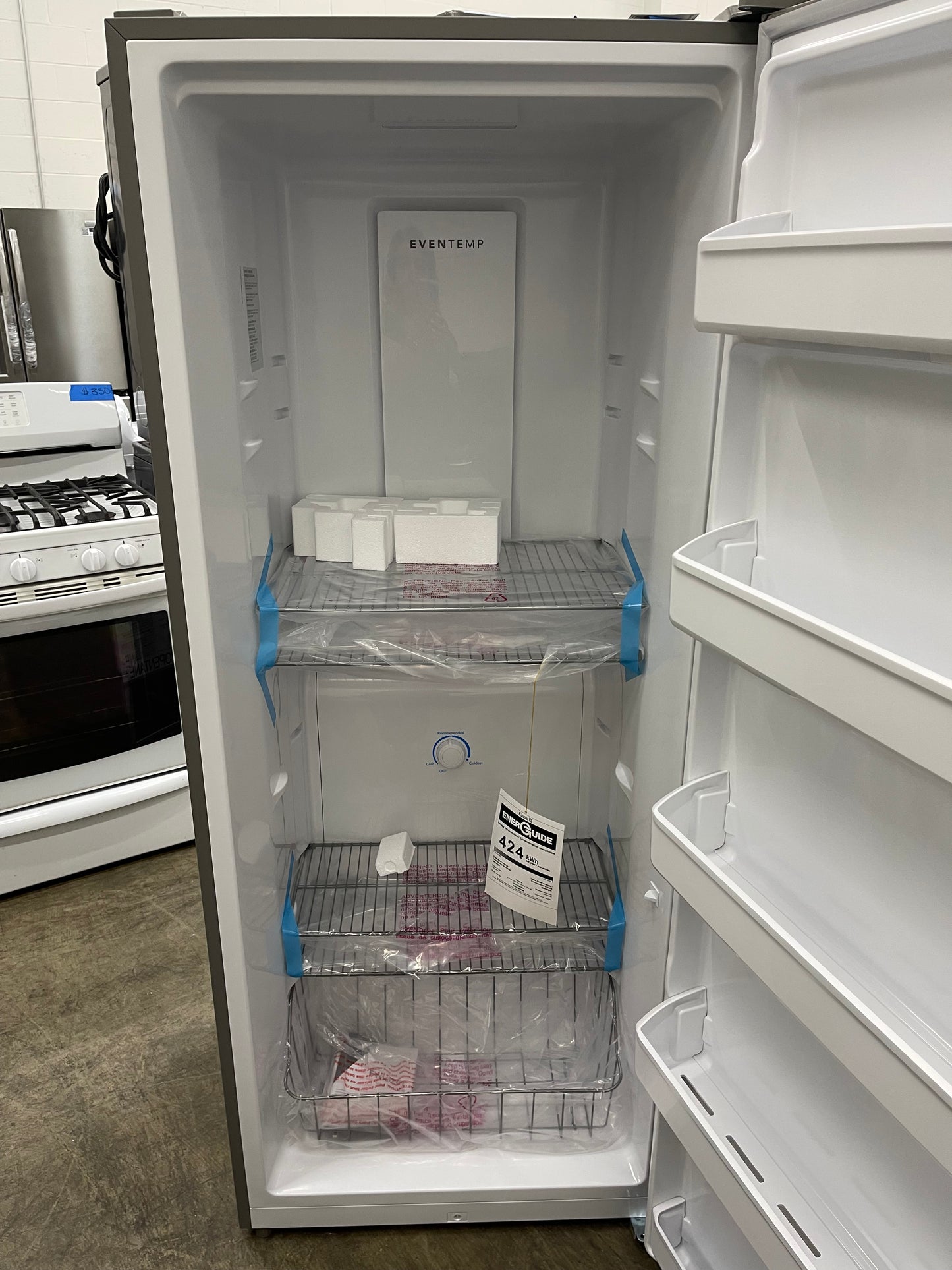 Frigidaire - 13 Cu. Ft Garage Ready Upright Freezer - Fingerprint-Resistant Stainless Look Model: FFFU13F2VV