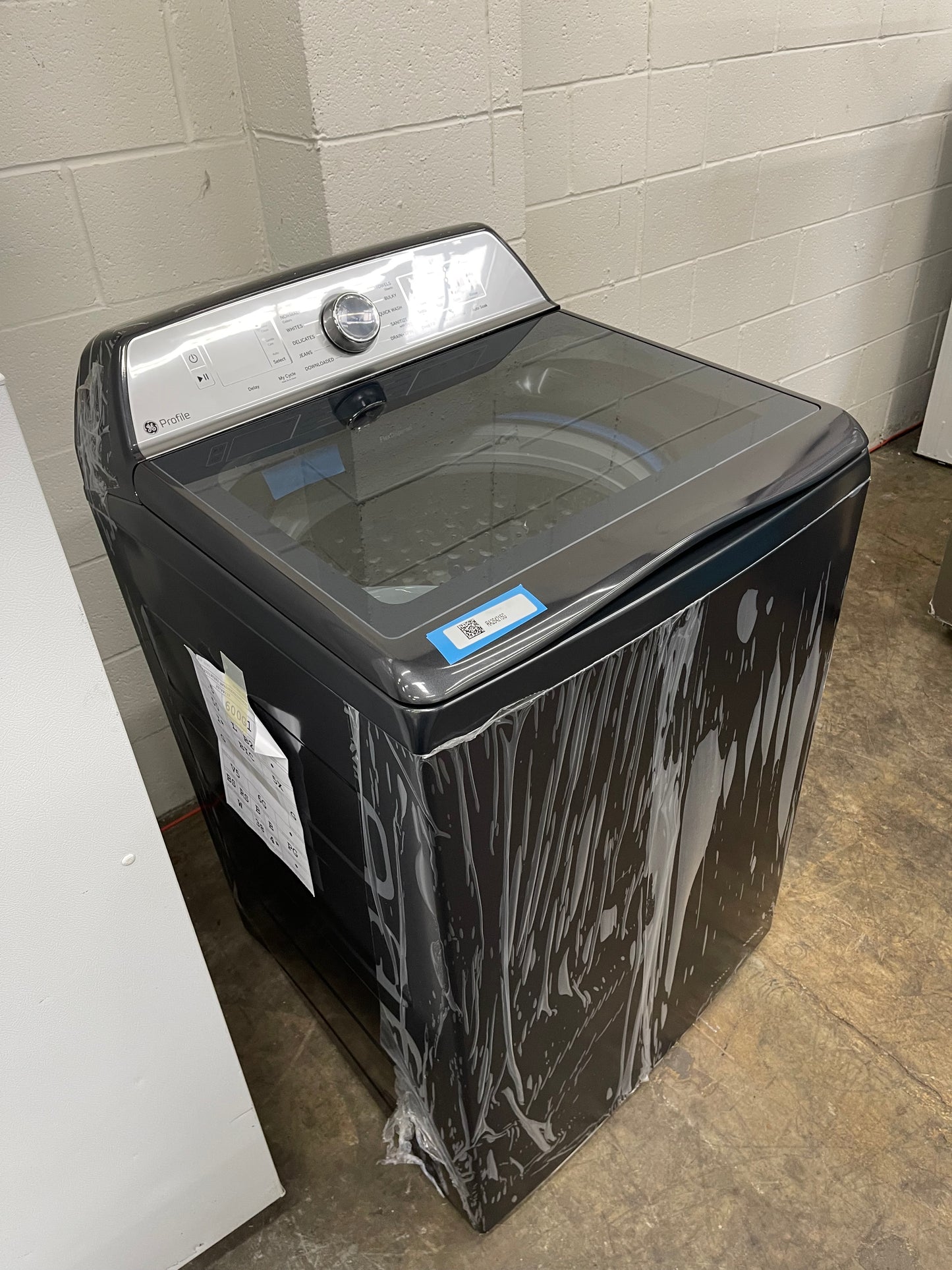 Profile 5.0 cu. ft. High-Efficiency Smart Top Load Washer in Diamond Gray with Impeller and Built-In Wi-Fi, Energy Star
