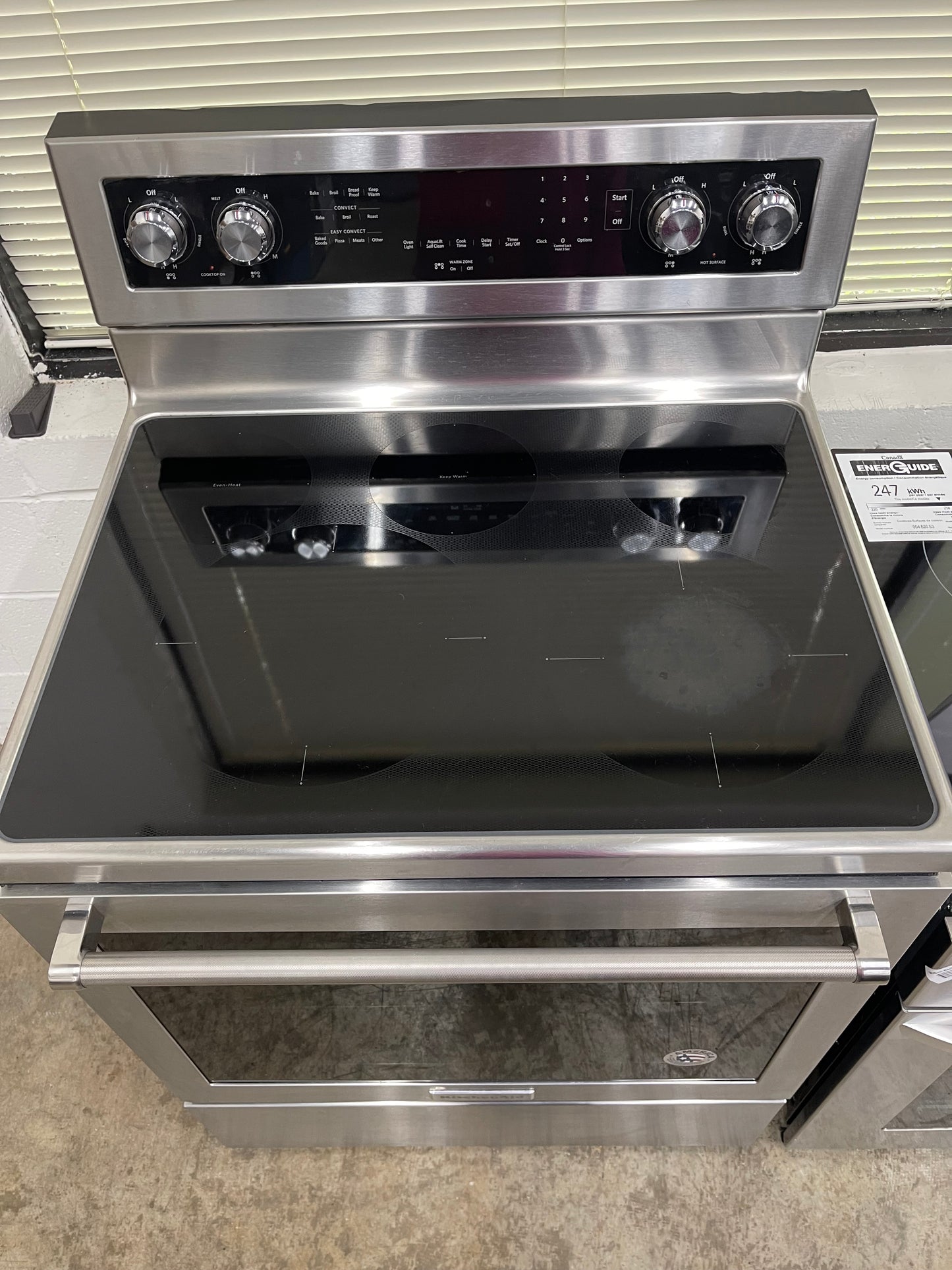 KitchenAid 30-Inch 5-Element Electric Convection Range- Model: KFEG500ESS
