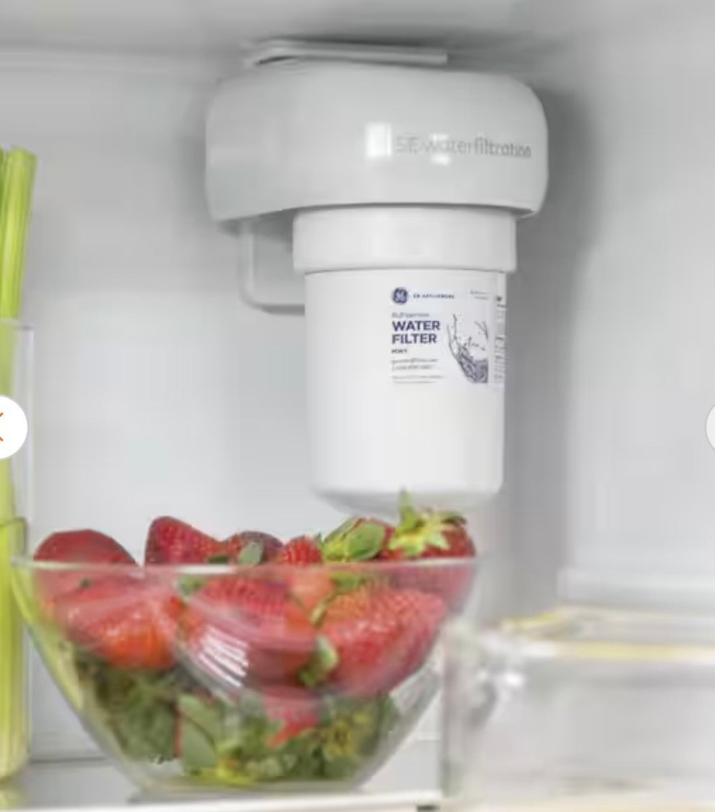 GE GNE25JGKWW
33 Inch French Door Refrigerator with 24.7 Cu. Ft. Capacity, Quick Space Shelf, Turbo Cool, LED Lighting, Icemaker, Enhanced Shabbos Mode Capable, Internal Water Dispenser, Water Filtration, and ENERGY STAR Qualified: White