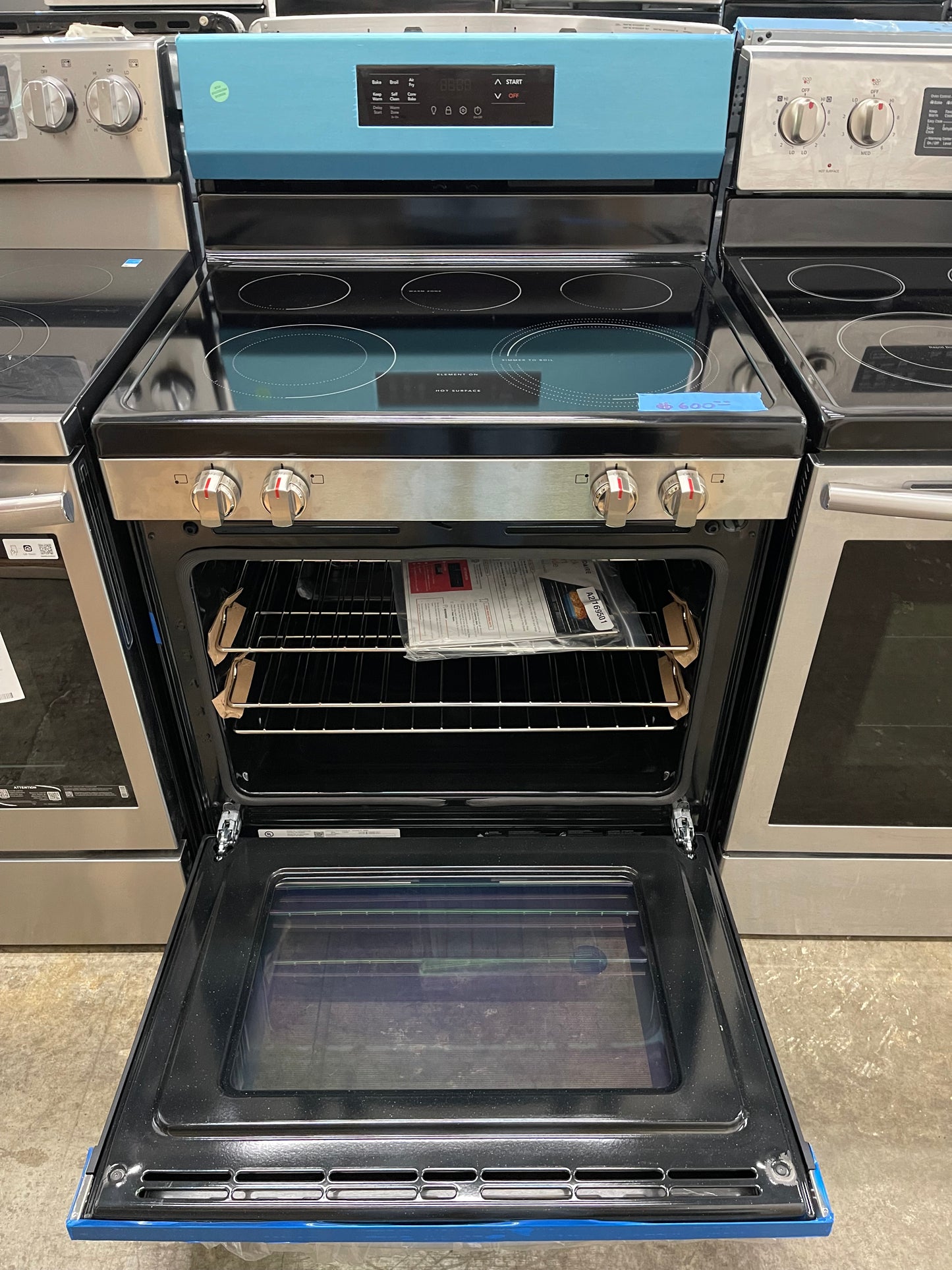 Frigidaire 30" Electric Range with Air Fry: Stainless Steel-Model #
FCRE3083AS