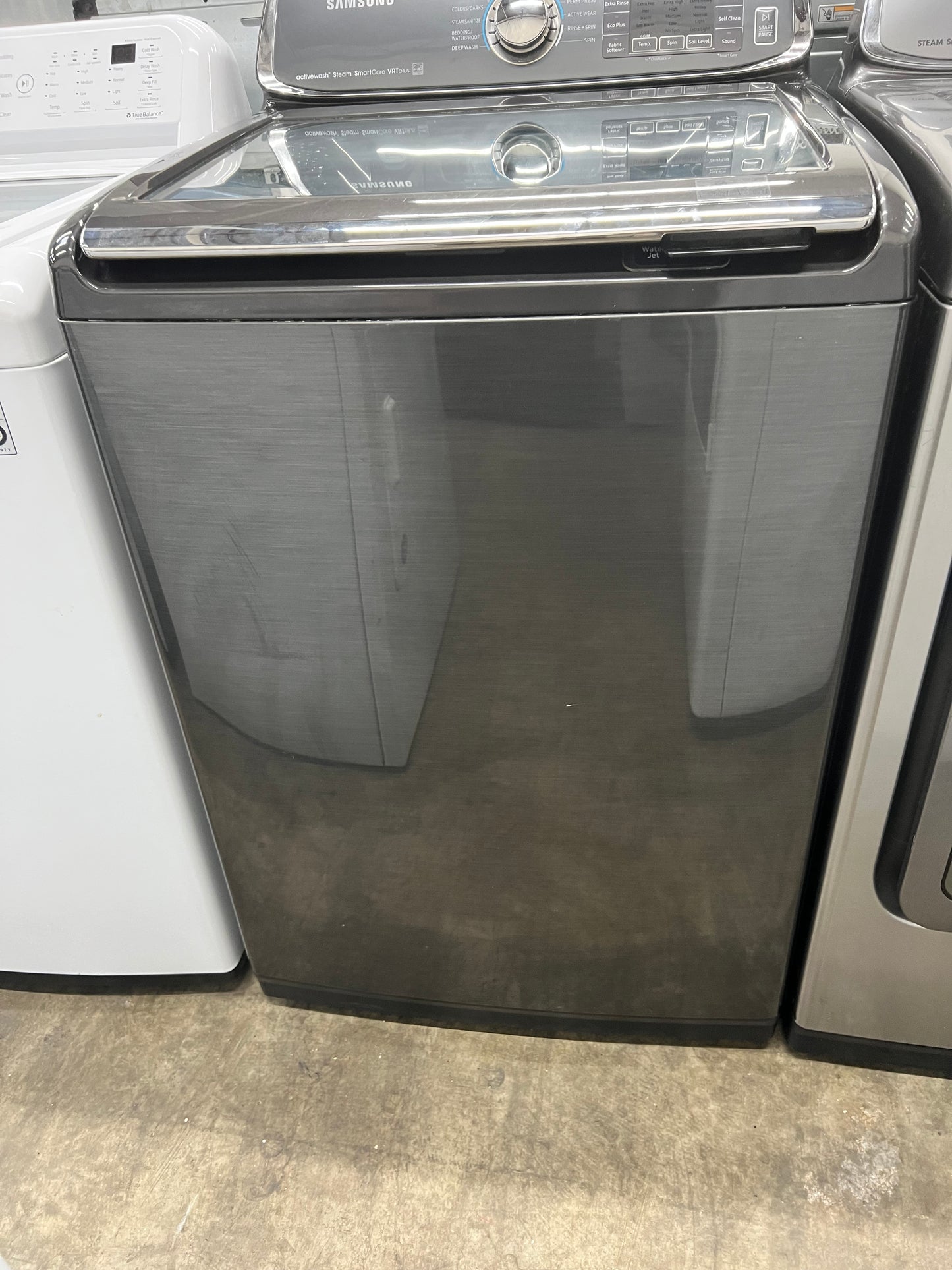 Samsung Top-Load Activewash 5.2-cu ft Washer and 7.5-cu ft Electric Dryer Mismatch Set (READ DESCRIPTION)