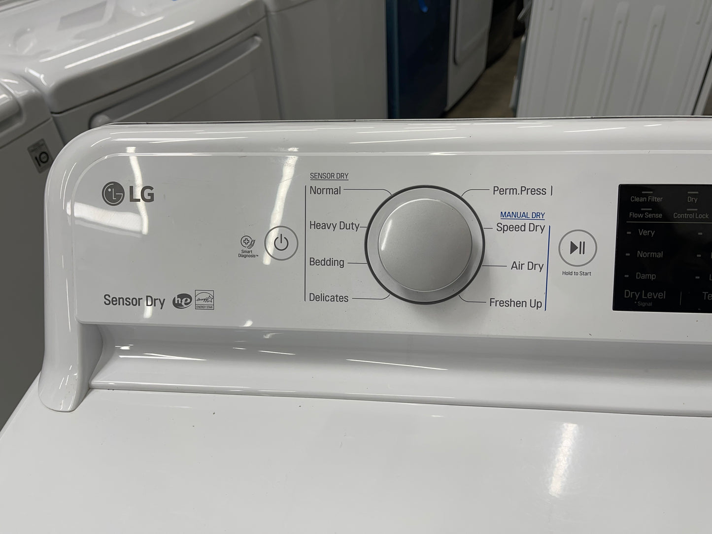 DLE7100W
LG 7.3 cu. ft. Electric Dryer with Sensor Dry Technology