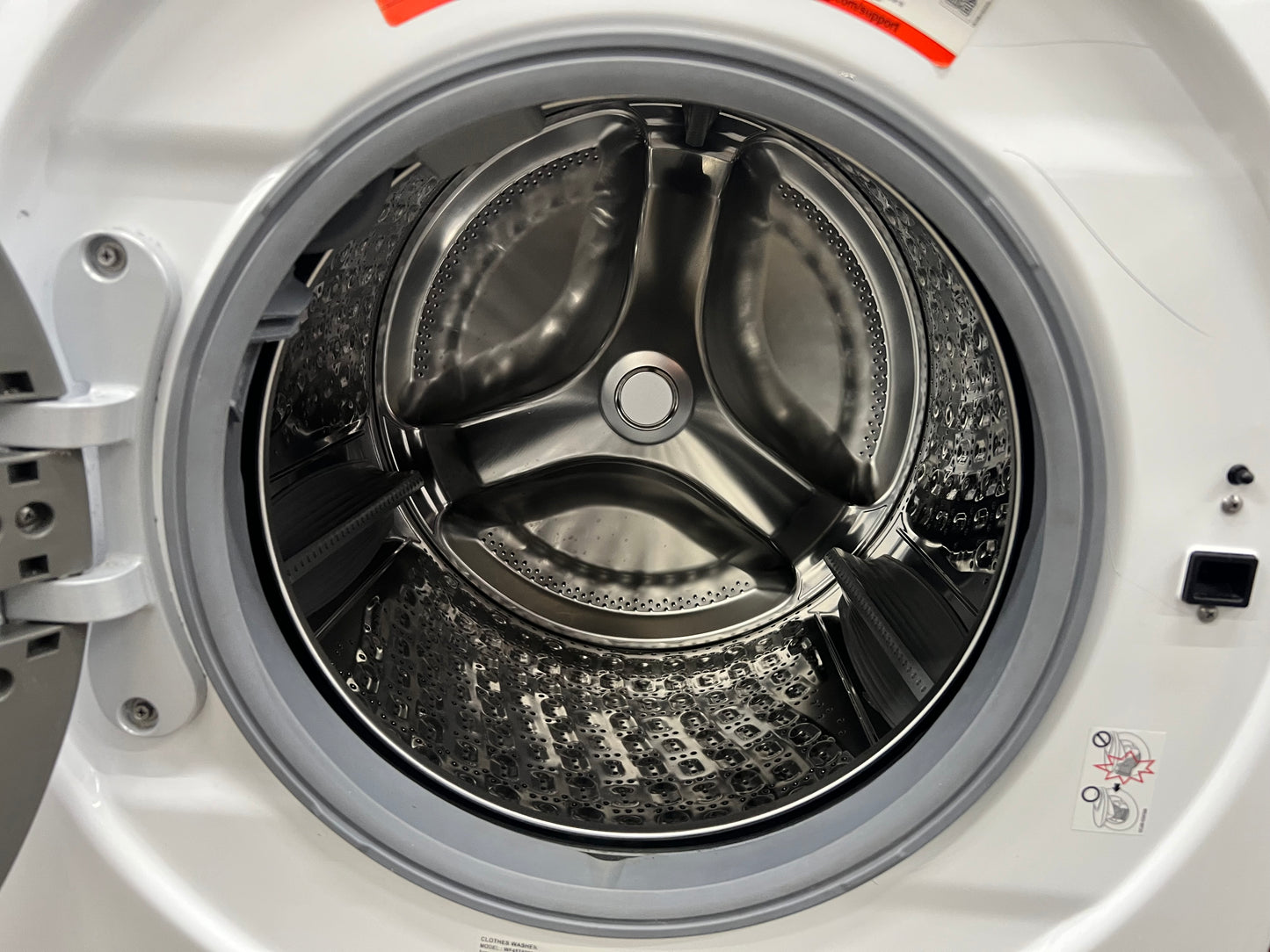Samsung Stackable Front-Load HE 4.5 Cu. Ft. Washer and 7.5 Cu. Ft. Electric Dryer Set in White