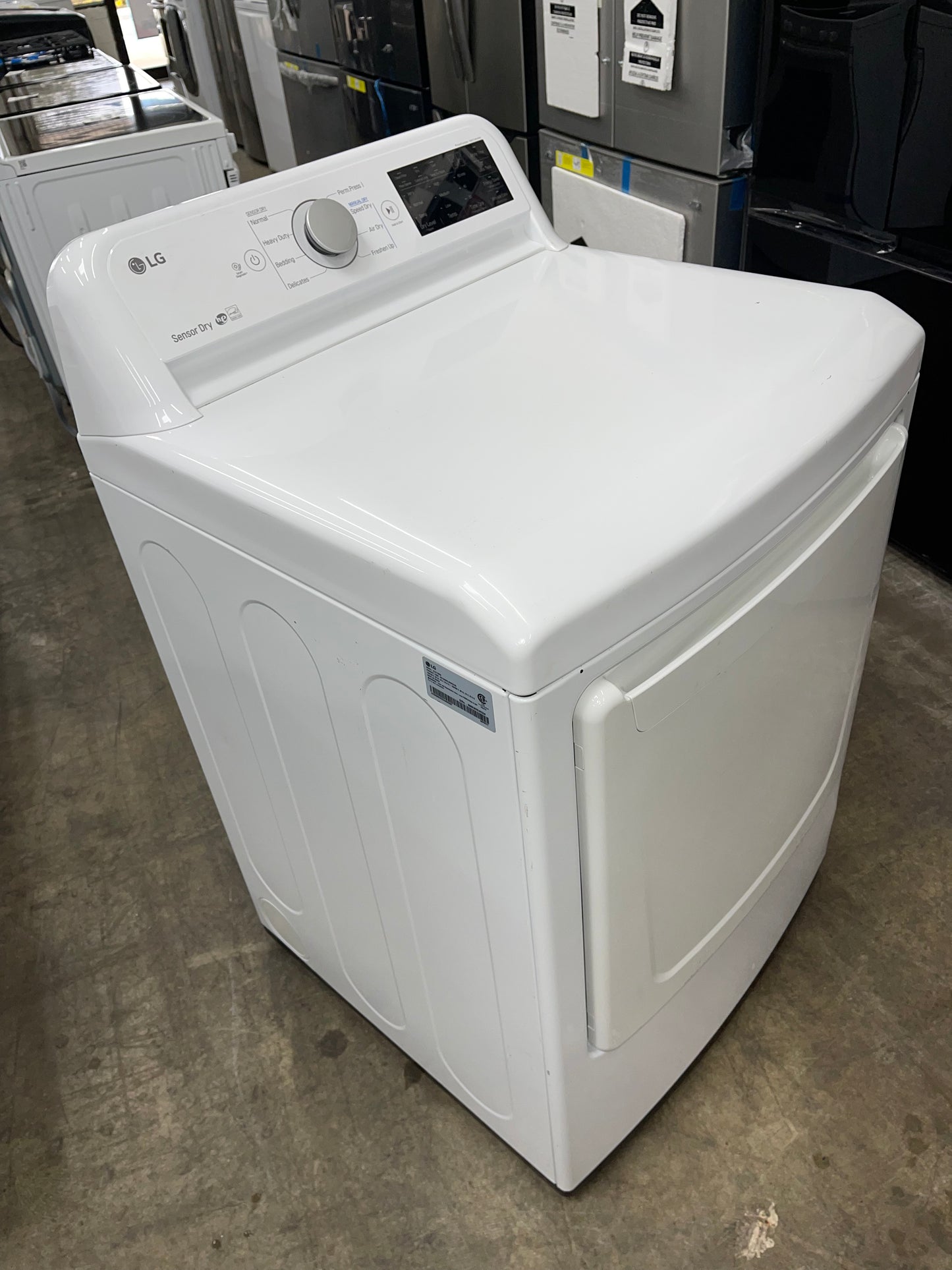 DLE7100W
LG 7.3 cu. ft. Electric Dryer with Sensor Dry Technology