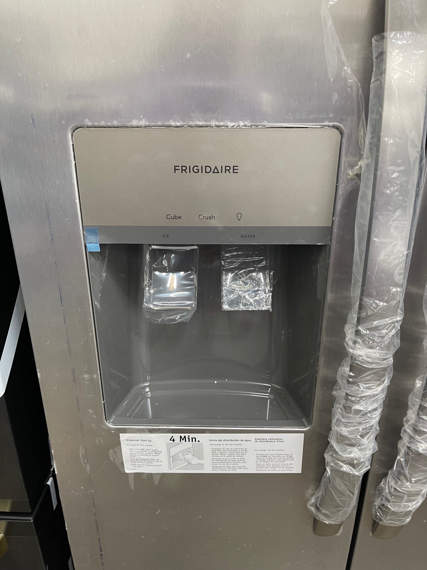 Frigidaire 25.6 Cu. Ft. Side by Side Refrigerator in Stainless Steel