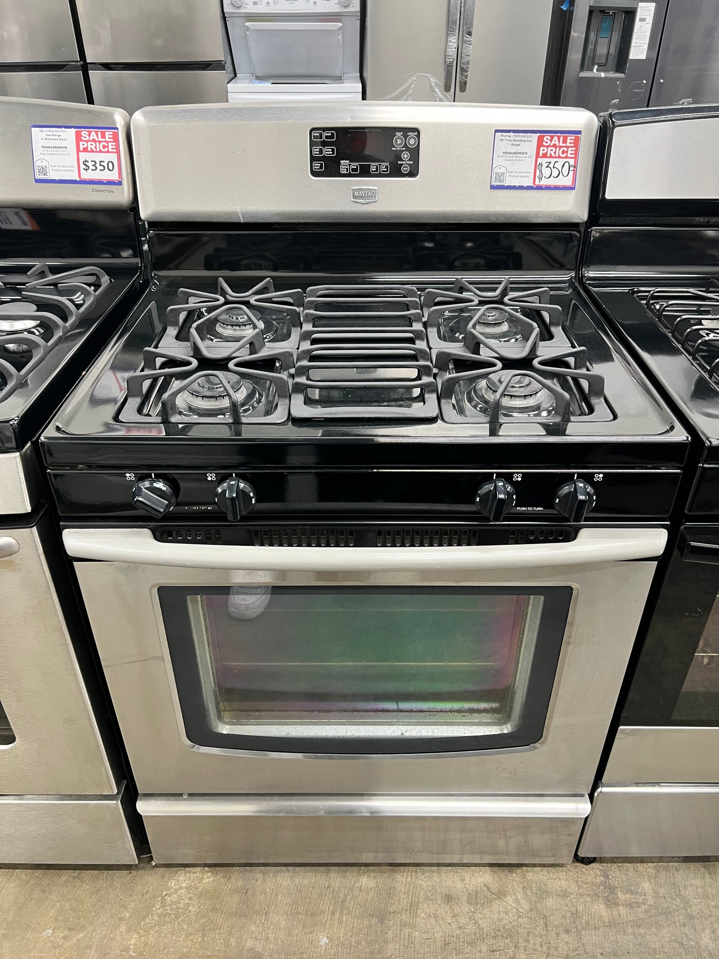 Maytag 30" Free-Standing Gas Range in Stainless Steel