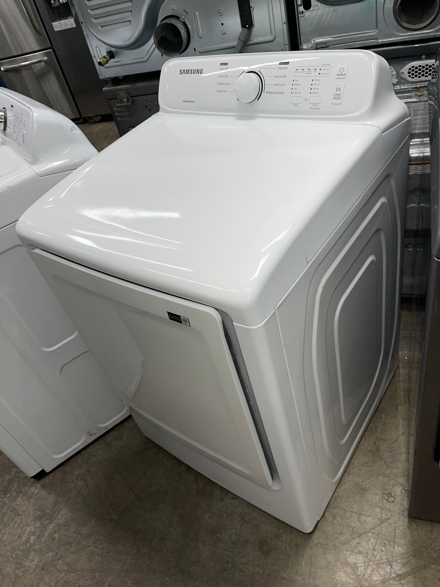 DVE41A3000W Samsung 27" 7.2 cu. ft. Electric Dryer - White