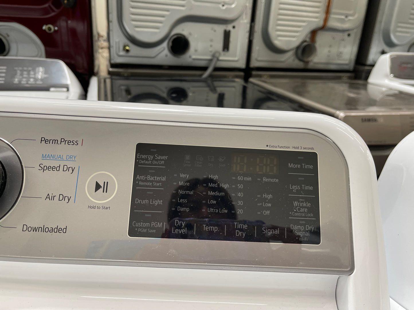 LG Top Load TurboWash 5.0 Cu. Ft. Washer and 7.3 Cu. Ft. EasyLoad Electric Dryer Set in White