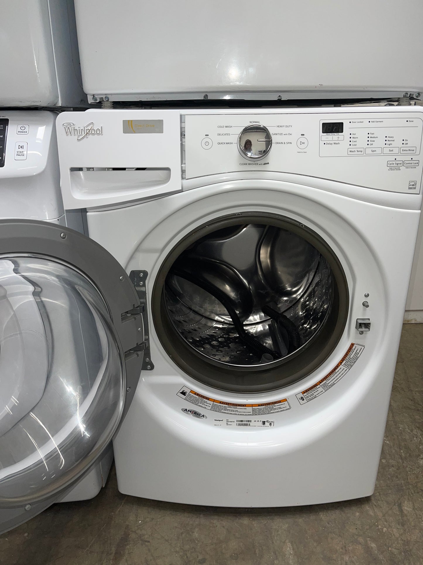 Whirlpool Duet Front-Load Washer 4.5 cu. ft. and 7.4 cu. ft. Electric Dryer Set in White