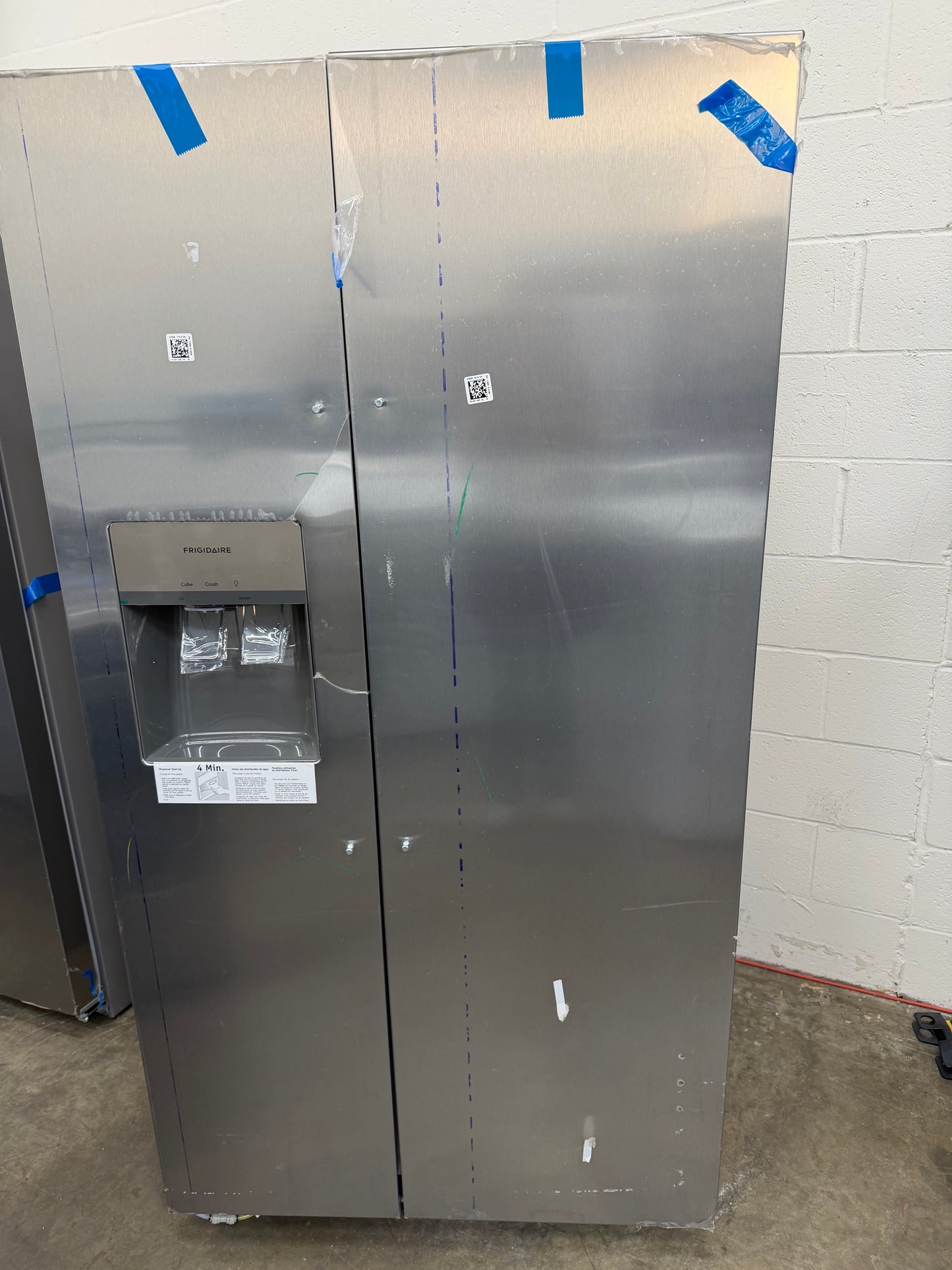 Frigidaire 25.6 cu. ft. Side by Side Refrigerator in Stainless Steel, Standard Depth