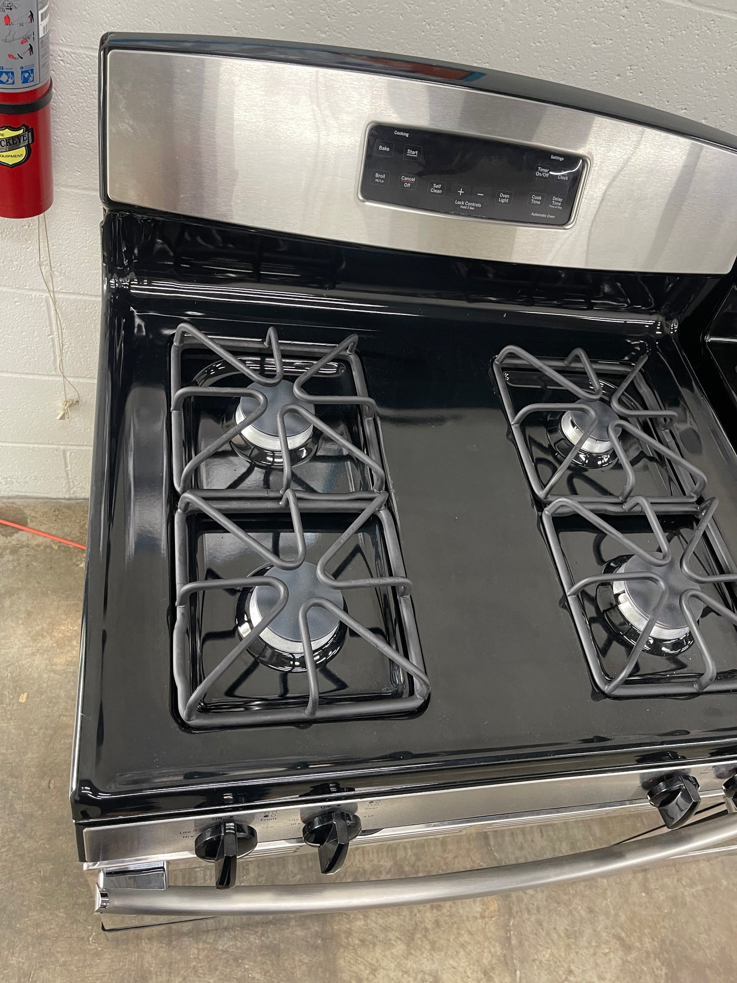 GE Freestanding Gas Range in Stainless Steel