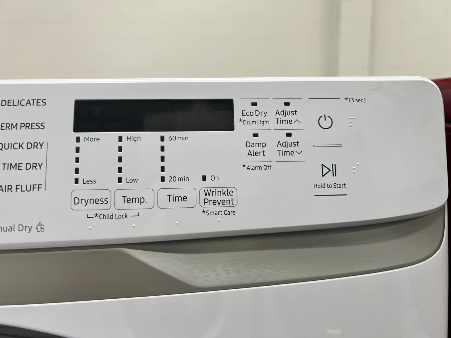 Samsung Stackable Front-Load HE 4.5 Cu. Ft. Washer and 7.5 Cu. Ft. Electric Dryer Set in White