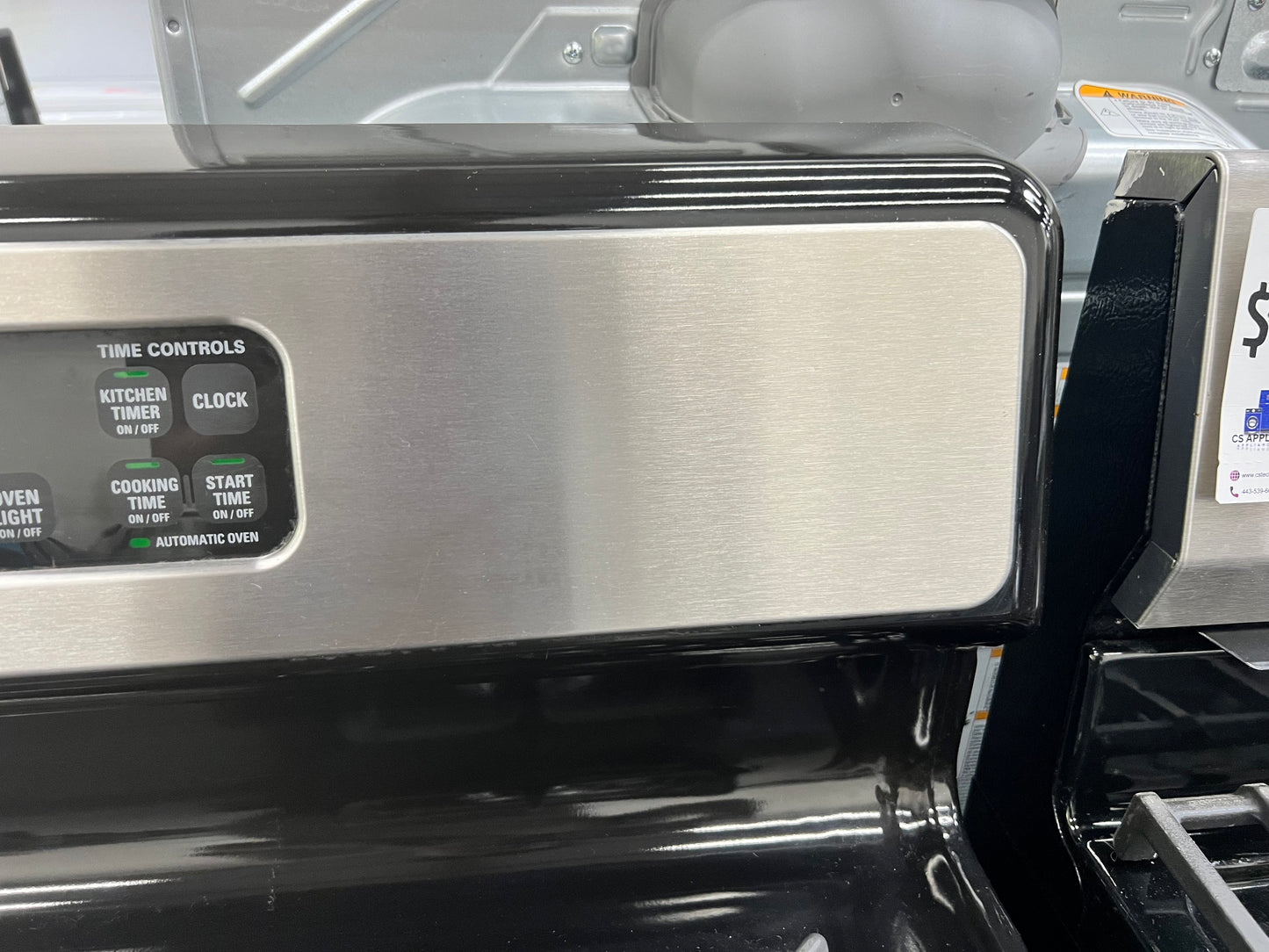 GE 30" Free-Standing Gas Range with 5.0 Cubic Feet Capacity Oven in Stainless Steel-Model #JGBP33SEHSS