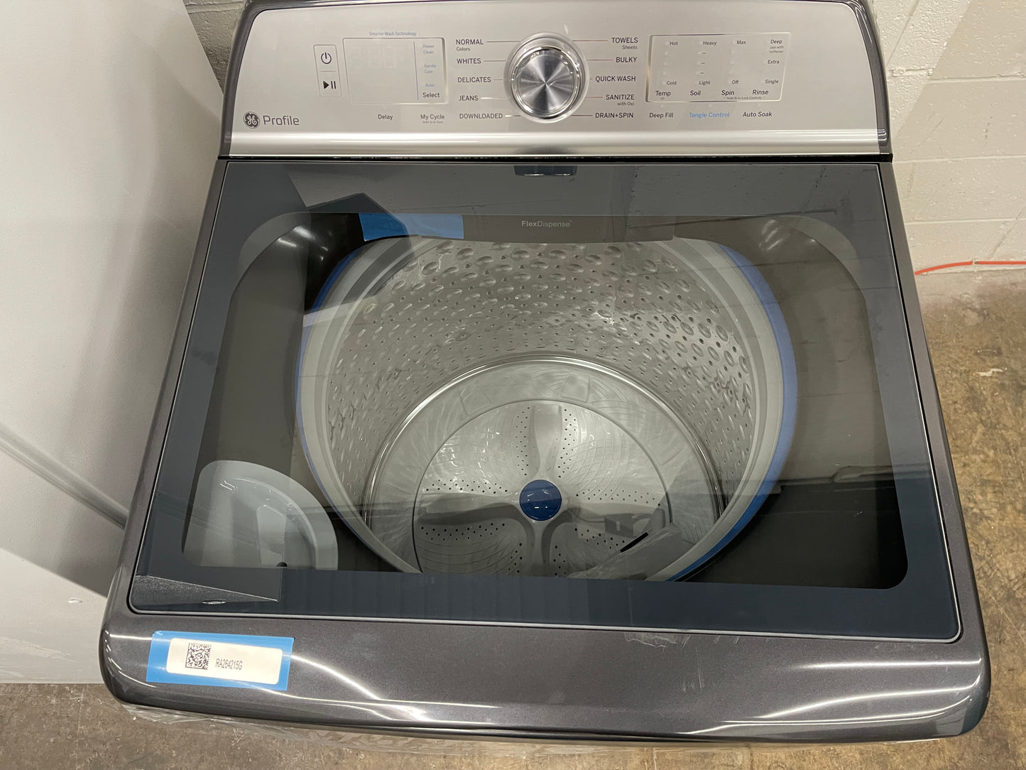 Profile 5.0 cu. ft. High-Efficiency Smart Top Load Washer in Diamond Gray with Impeller and Built-In Wi-Fi, Energy Star