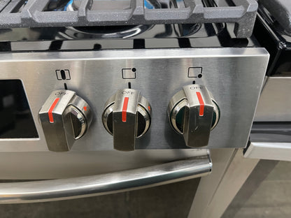 Frigidaire Gallery 30 in. 6 cu. ft. 5 Burner Slide-In Gas Range with Total Convection and Air Fry in Smudge Proof Stainless Steel-Model #GCFG3060BF