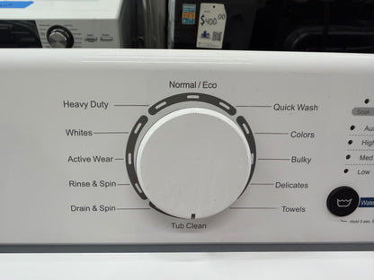 Insignia NS-TWM35W1 3.7 Cu. Ft. High Efficiency and Insignia- 6.7 Cu. Ft. Electric Dryer with Sensor Dry - White NS-TDRE67W1
