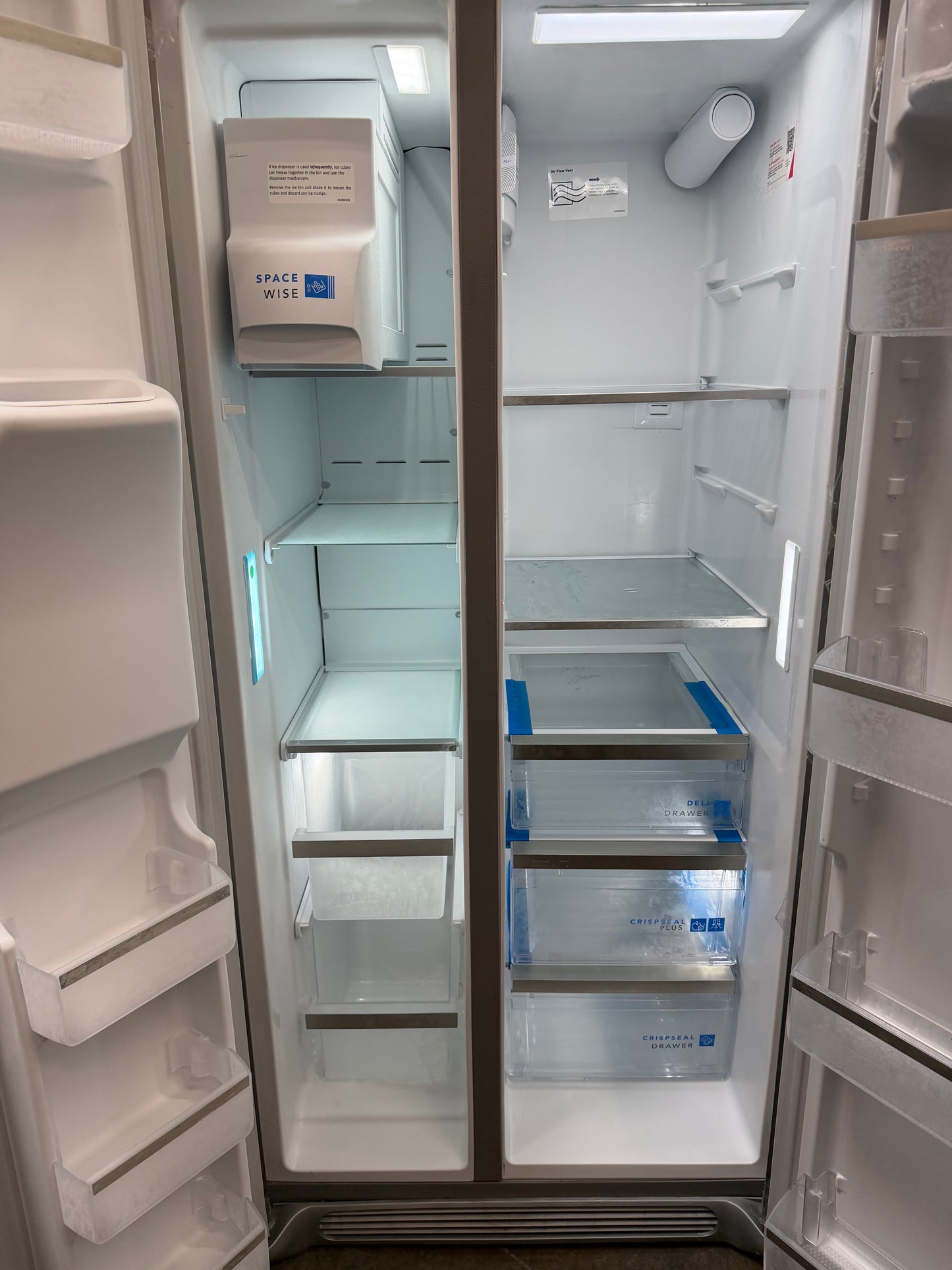 Frigidaire Gallery 22.3 cu. ft. 33 in. Standard Depth Side by Side Refrigerator in Smudge-Proof Stainless Steel