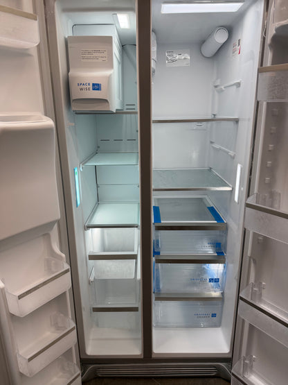 Frigidaire Gallery 22.3 cu. ft. 33 in. Standard Depth Side by Side Refrigerator in Smudge-Proof Stainless Steel